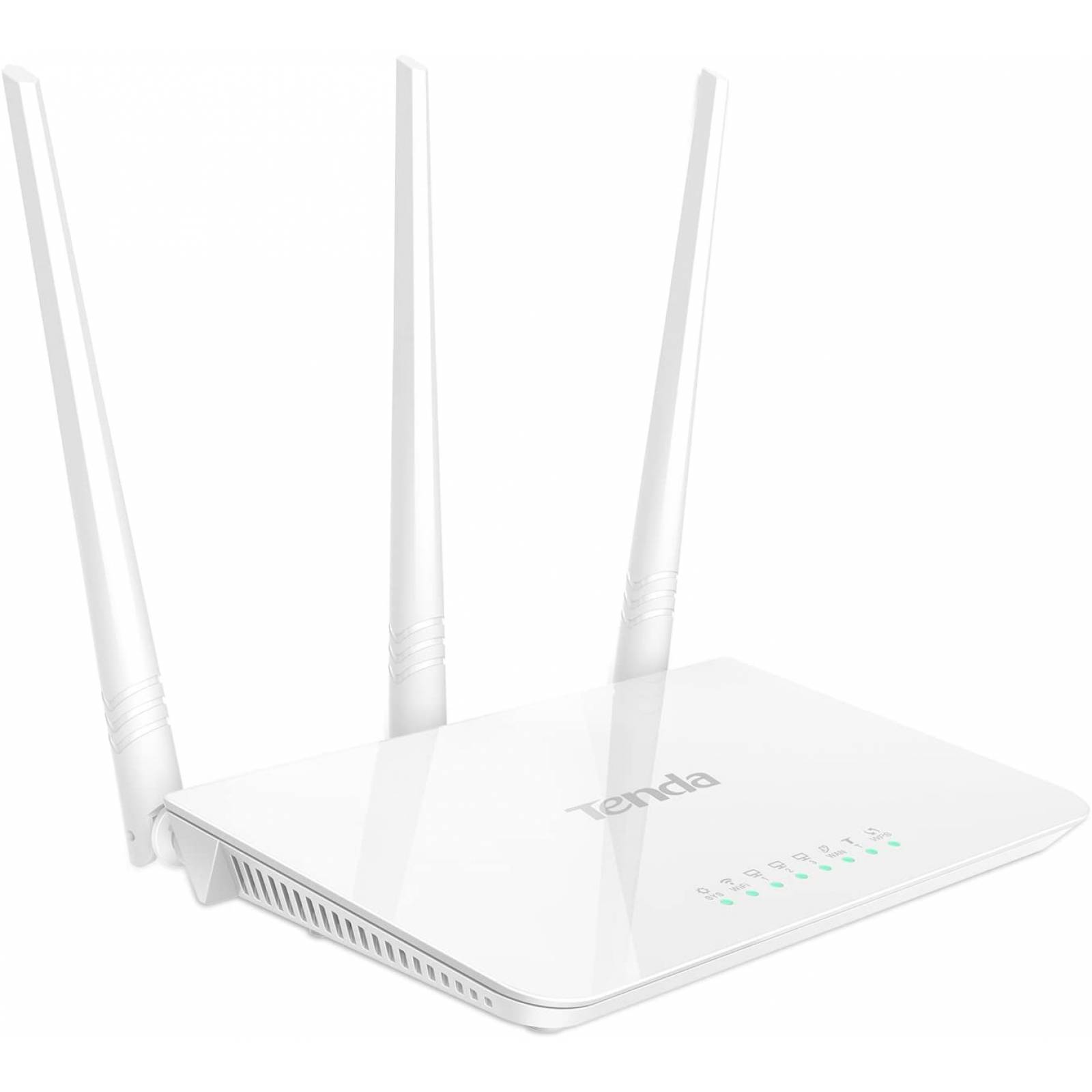 Router Repetidor Inalambrico Tenda N300 F3, 3 En 1, 3 Antenas 5dBi, QoS, Hasta 300Mbps, Color Blanco