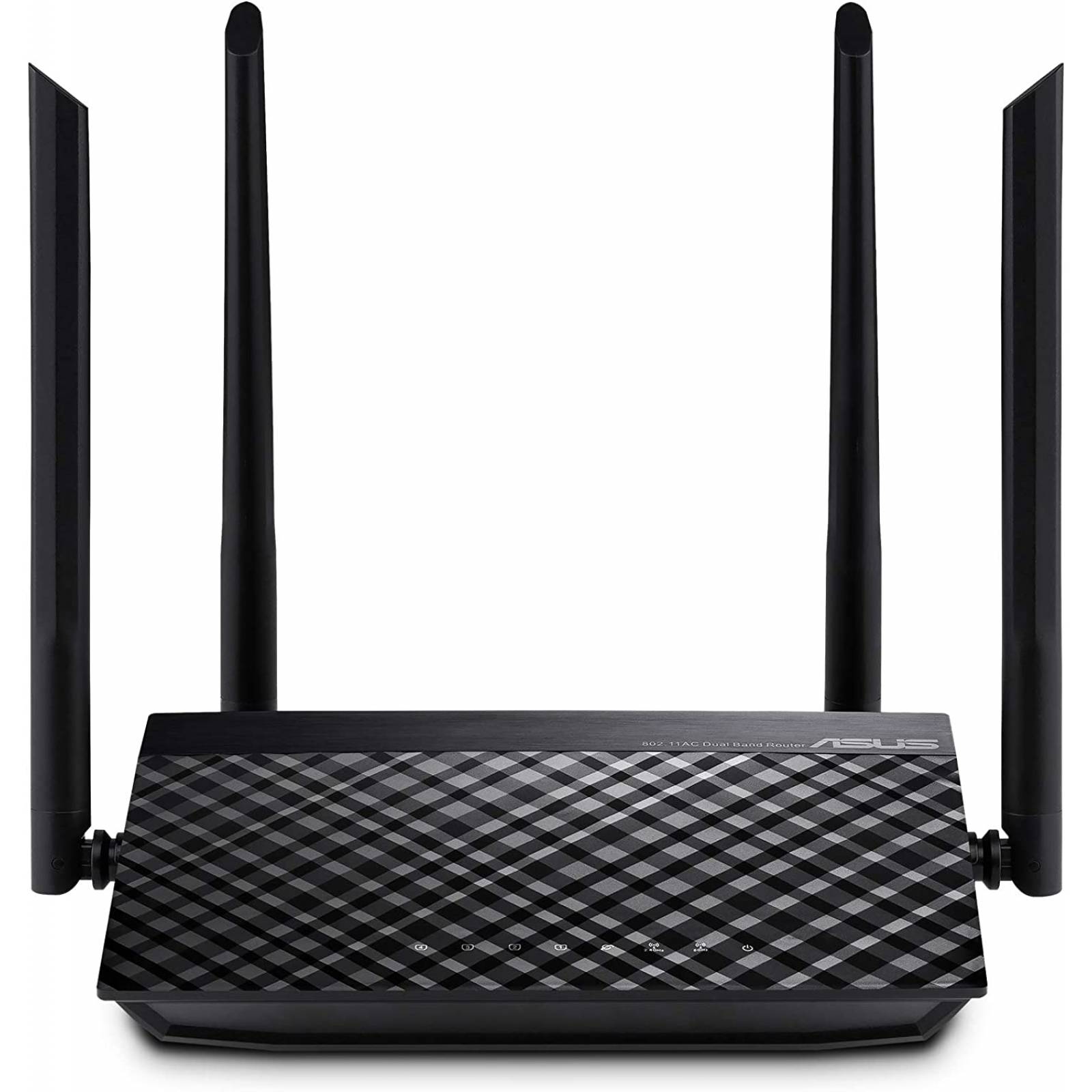 Router Asus Gigabit RT-AC1200 V2 AC1200, Doble banda 2.4GHz 300Mbps, 5GHz 867Mbps, 4xLan, 4 antenas, 90IG0550-BA1400
