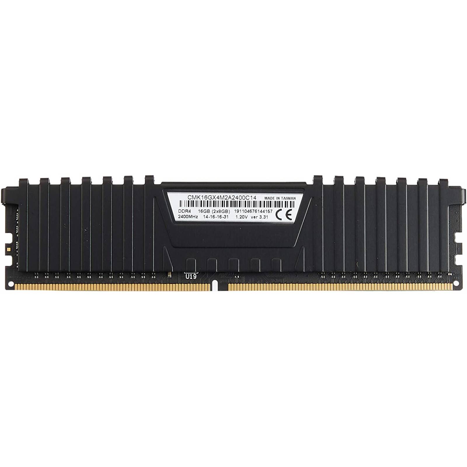 MEMORIA DDR4 CORSAIR VENGEANCE LPX 16GB 2400MHZ 2X8 CMK16GX4M2A2400C14