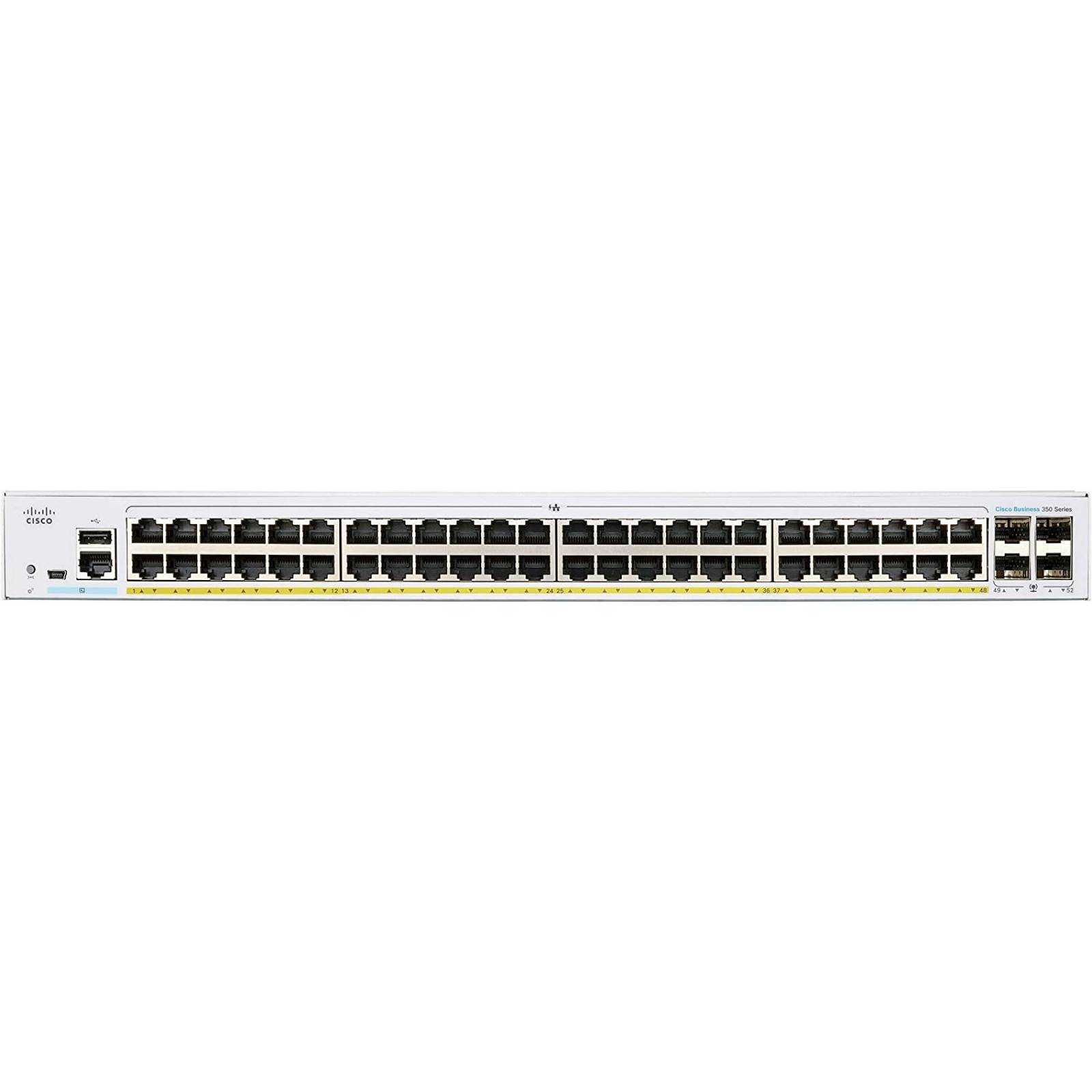 Switch Cisco Administrable 48 puertos 10/100/1000 + 4x 10 Gigabit SFP+ -