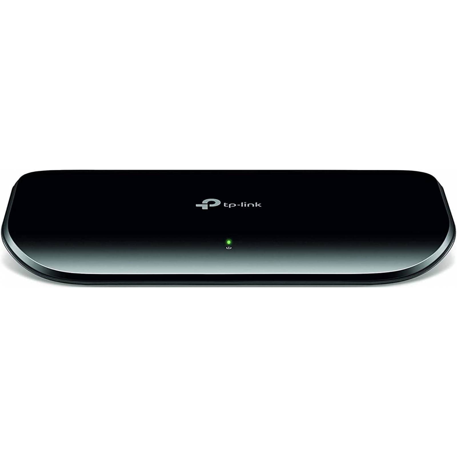 Switch TP-LINK TL-SG1008D, 8 puertos, Gigabit Ethernet, 10/100/1000 Mbps, No administrado