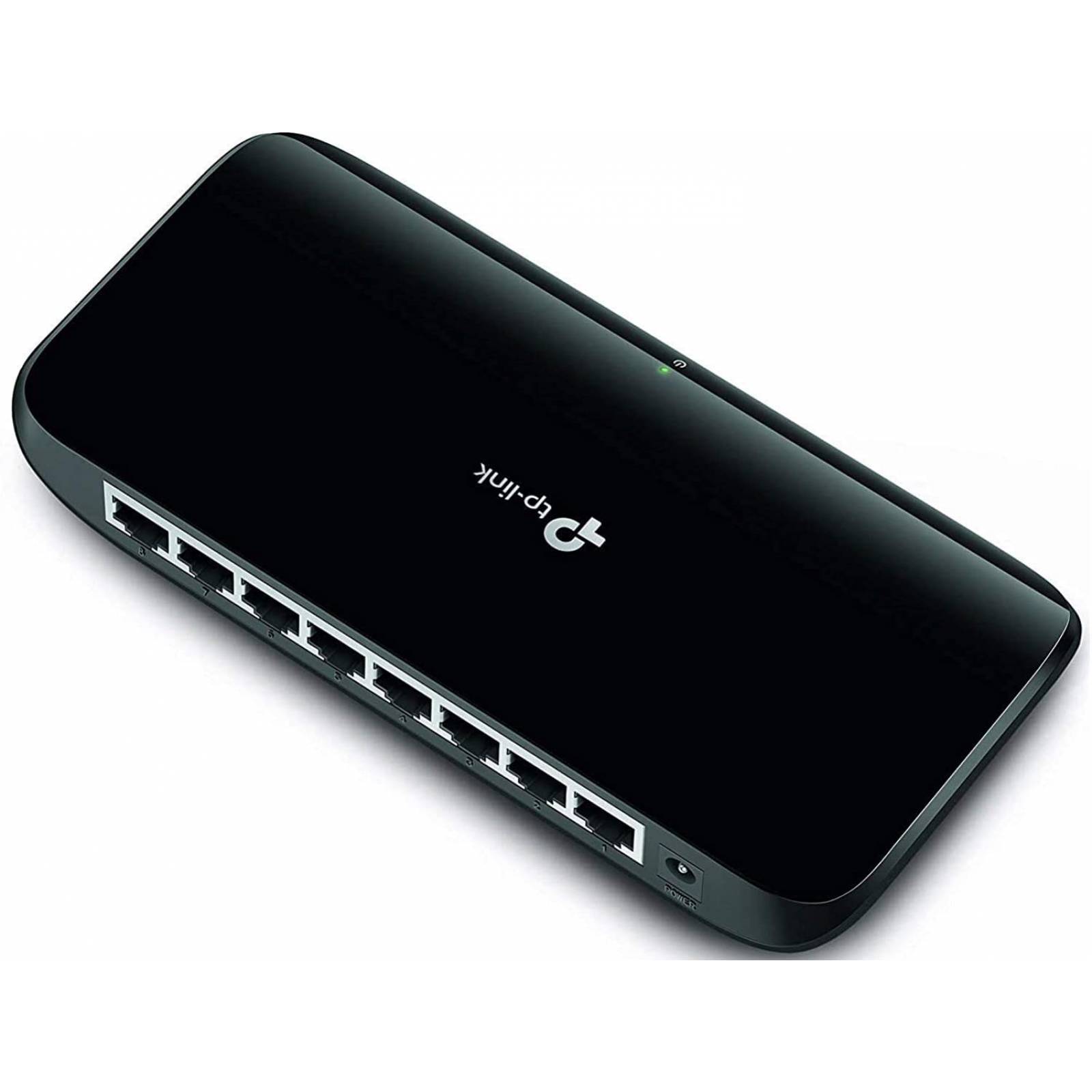 Switch TP-LINK TL-SG1008D, 8 puertos, Gigabit Ethernet, 10/100/1000 Mbps, No administrado