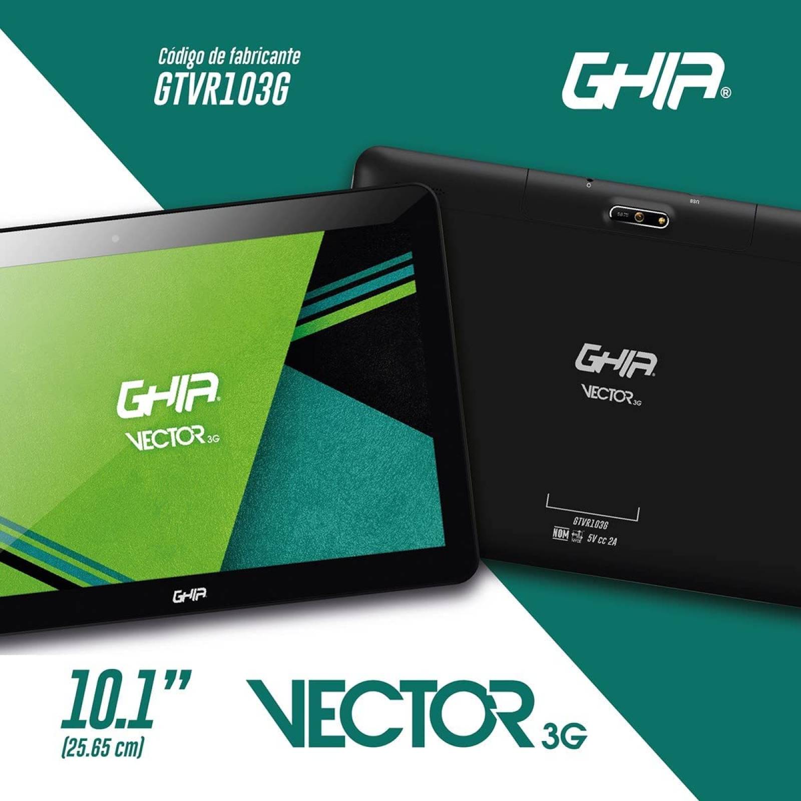 TABLET GHIA 101 VECTOR 3G
