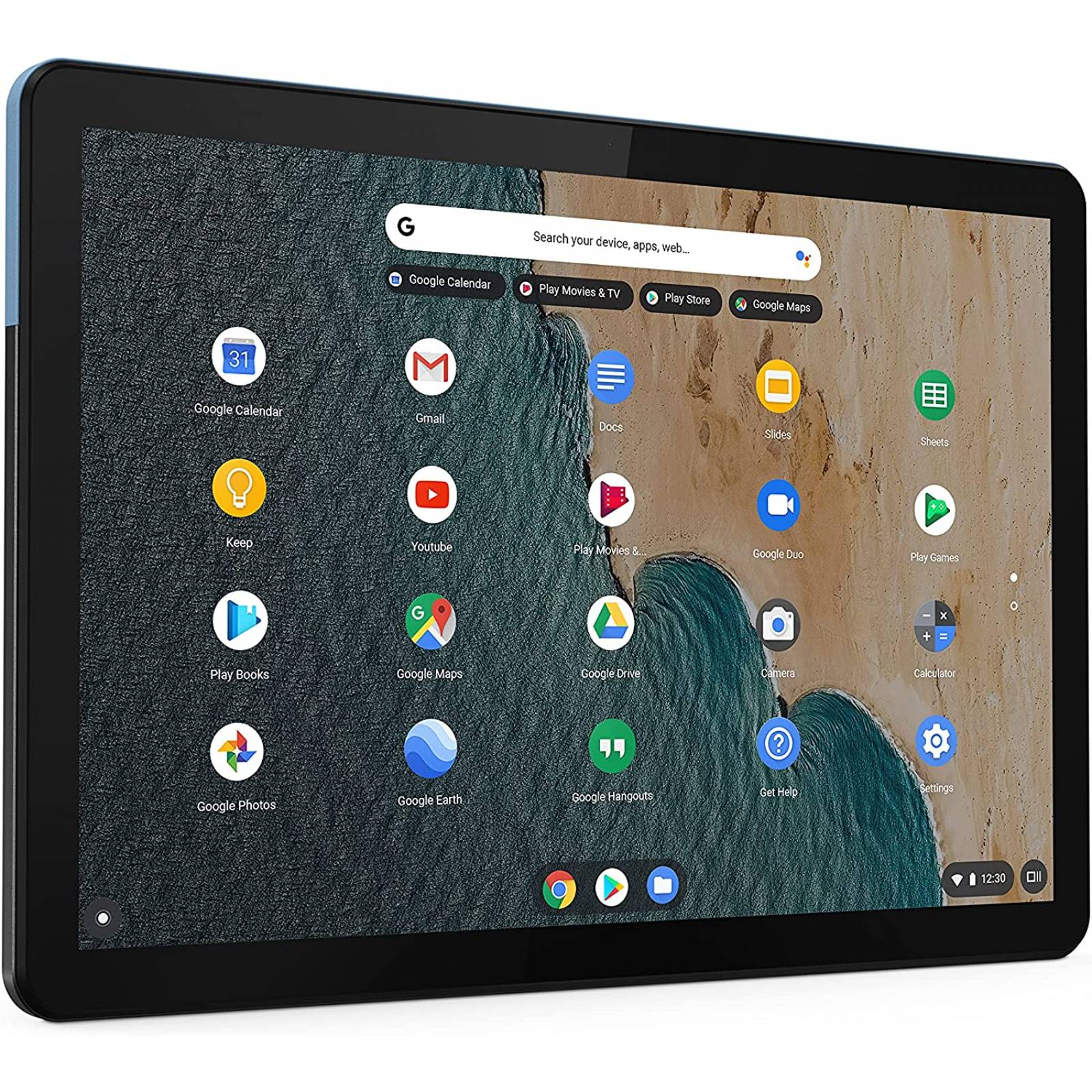 Tablet Lenovo Ideapad Duet Chromebook CT-X636F 10.1" MediaTek 128 GB Ram 4 GB Chrome Os Color Azul-Gris