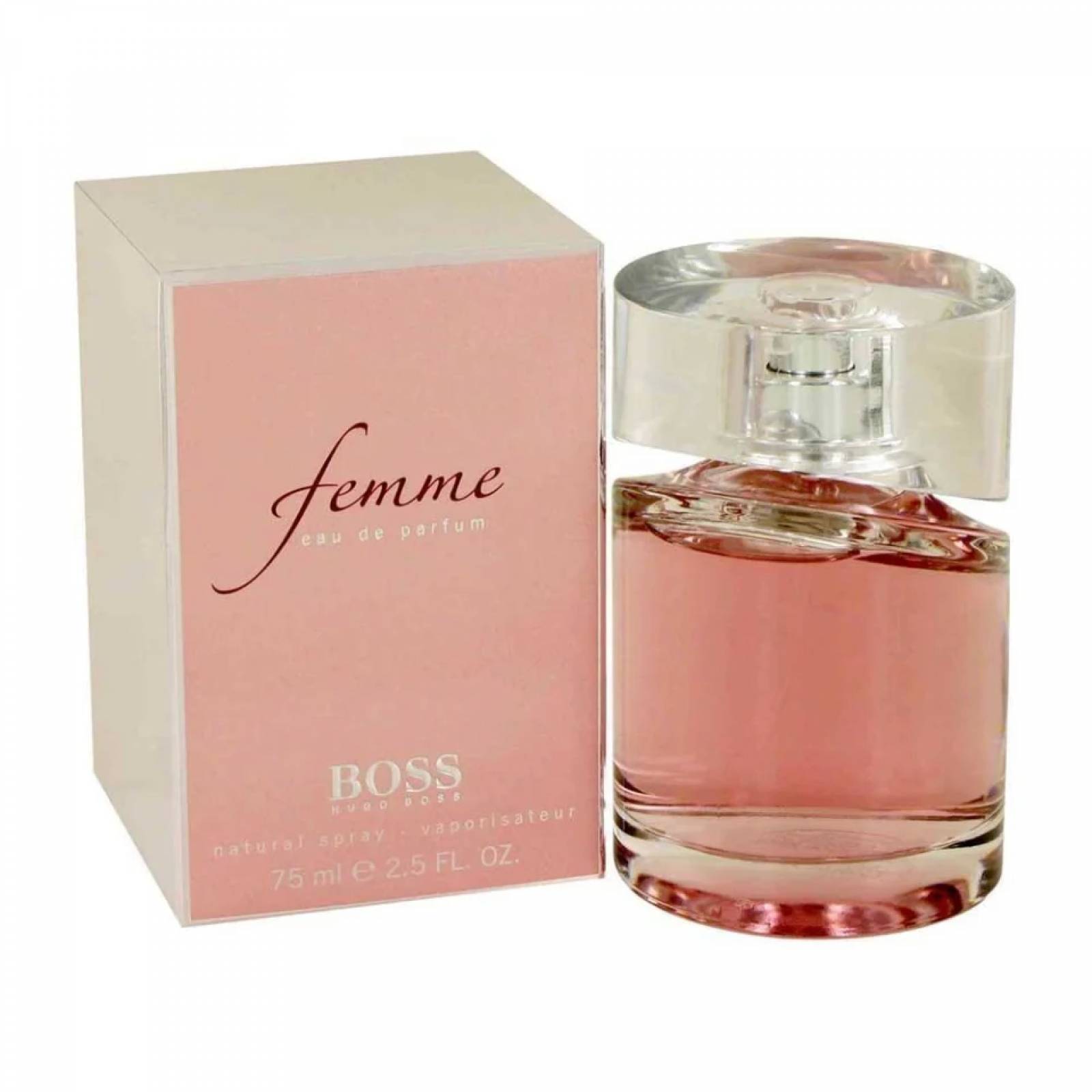 Hugo Boss Femme 75 ml EDP Spray Perfumes para Mujer Rosa Talla 75 ml EDP Spray