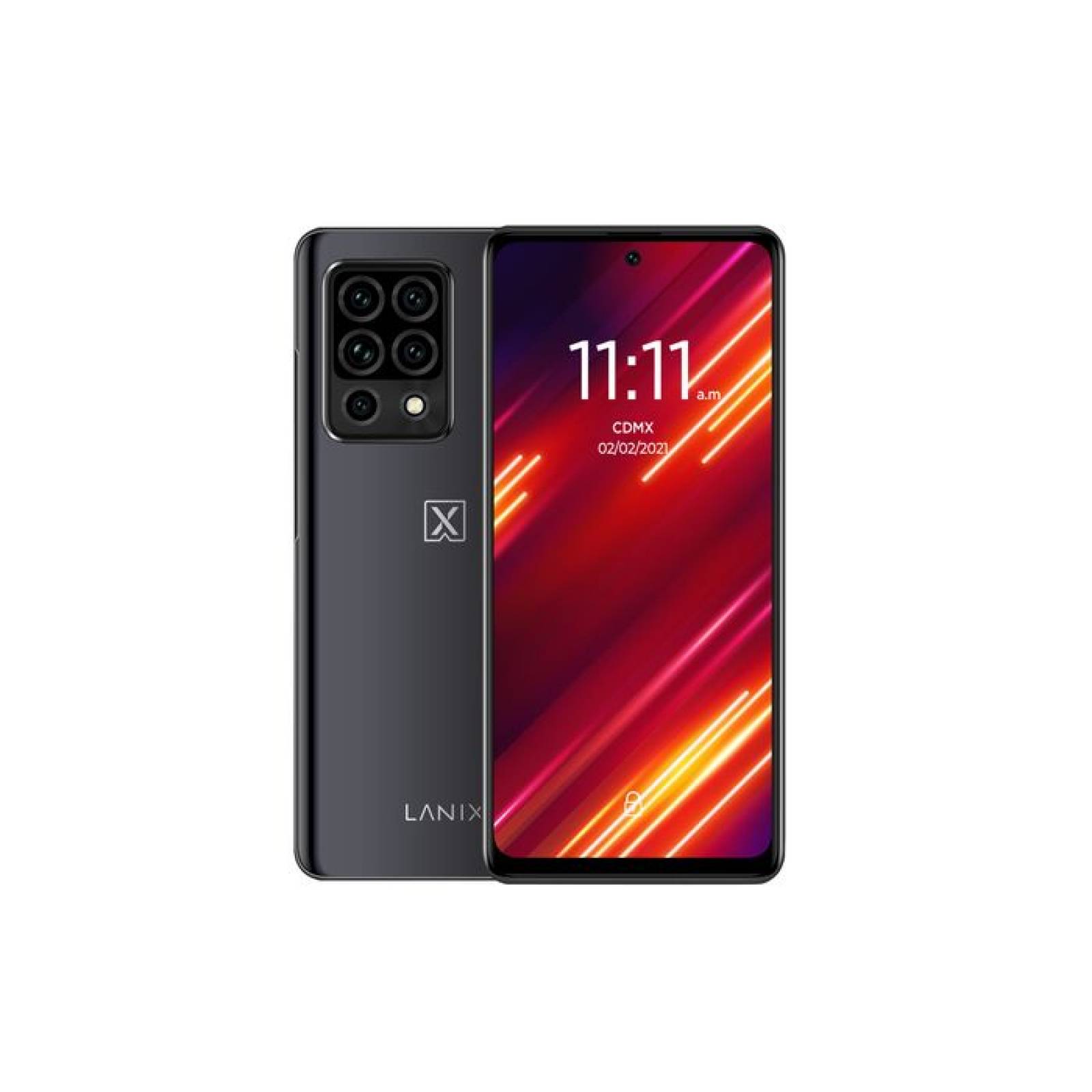 Celular LANIX Alpha 9V - 6.67 Pulgadas, MediaTek Helio G95 / MT6785V/CC Octa-Core, 8GB, Negro, Android 11 GO Edition