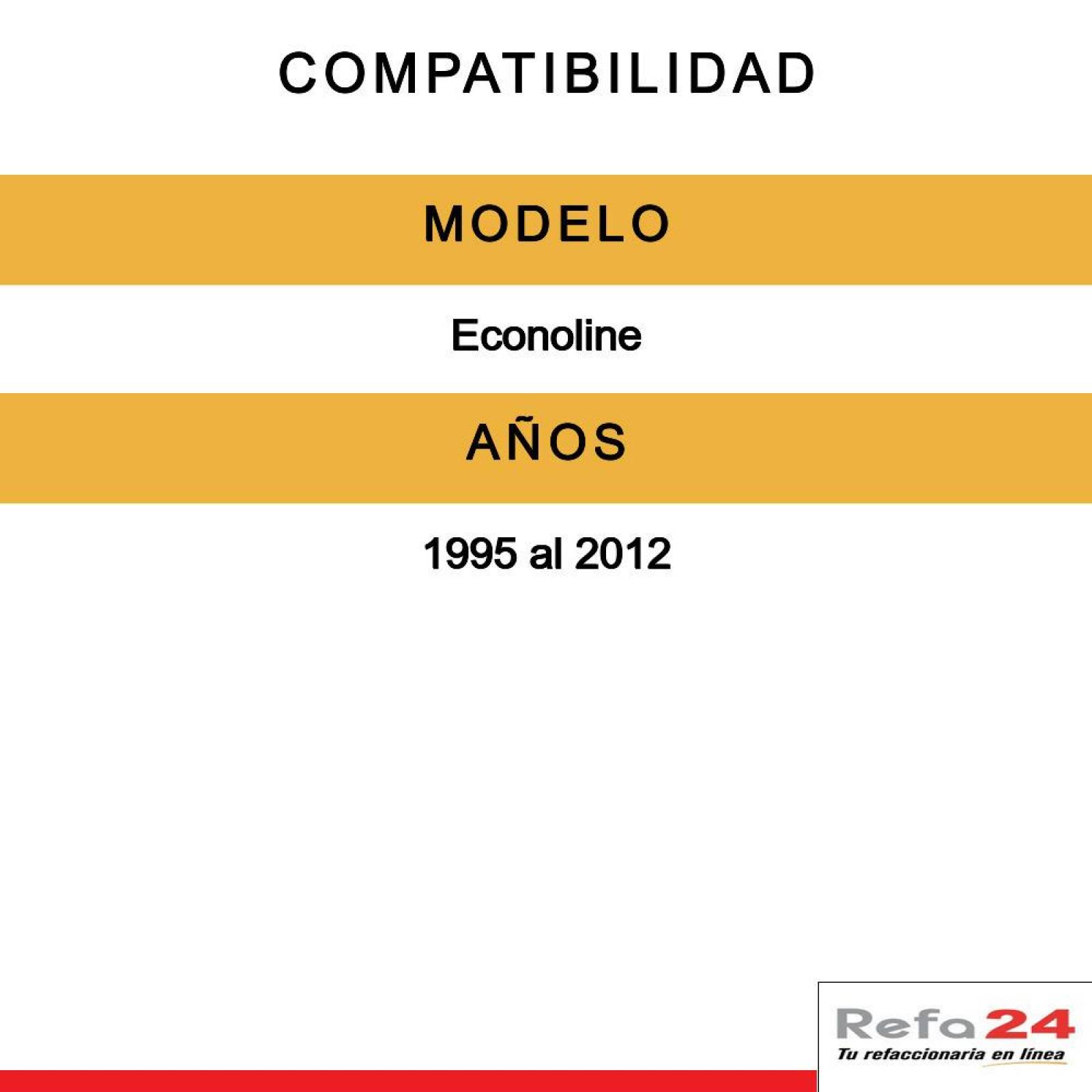 Par De Calaveras - Compatible Con Econoline 1995-2012 - Lado Der/Izq 