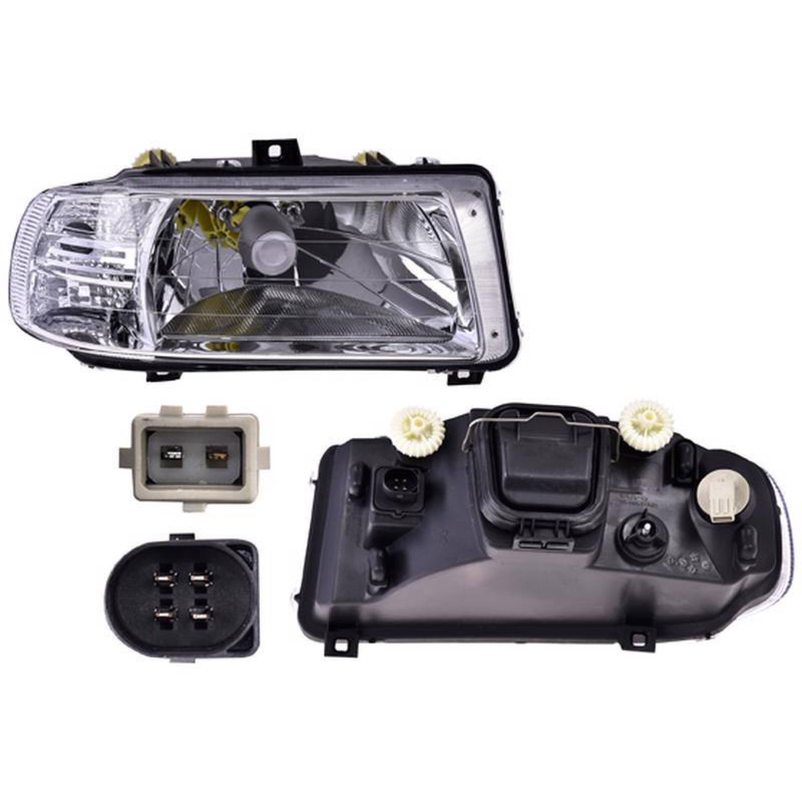 Faro Depo - Compatible Con Volkswagen Derby 2002-2004 - P/ Foco De Hal, Lado Der