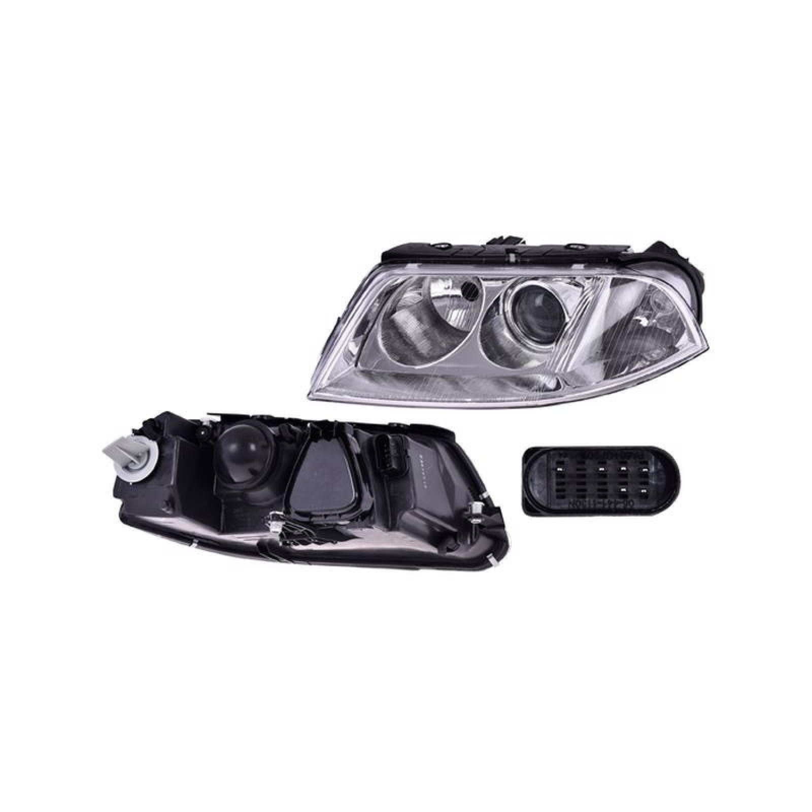 Faro Depo - Compatible Con Volkswagen Passat 2002-2005 - Lado Izq 