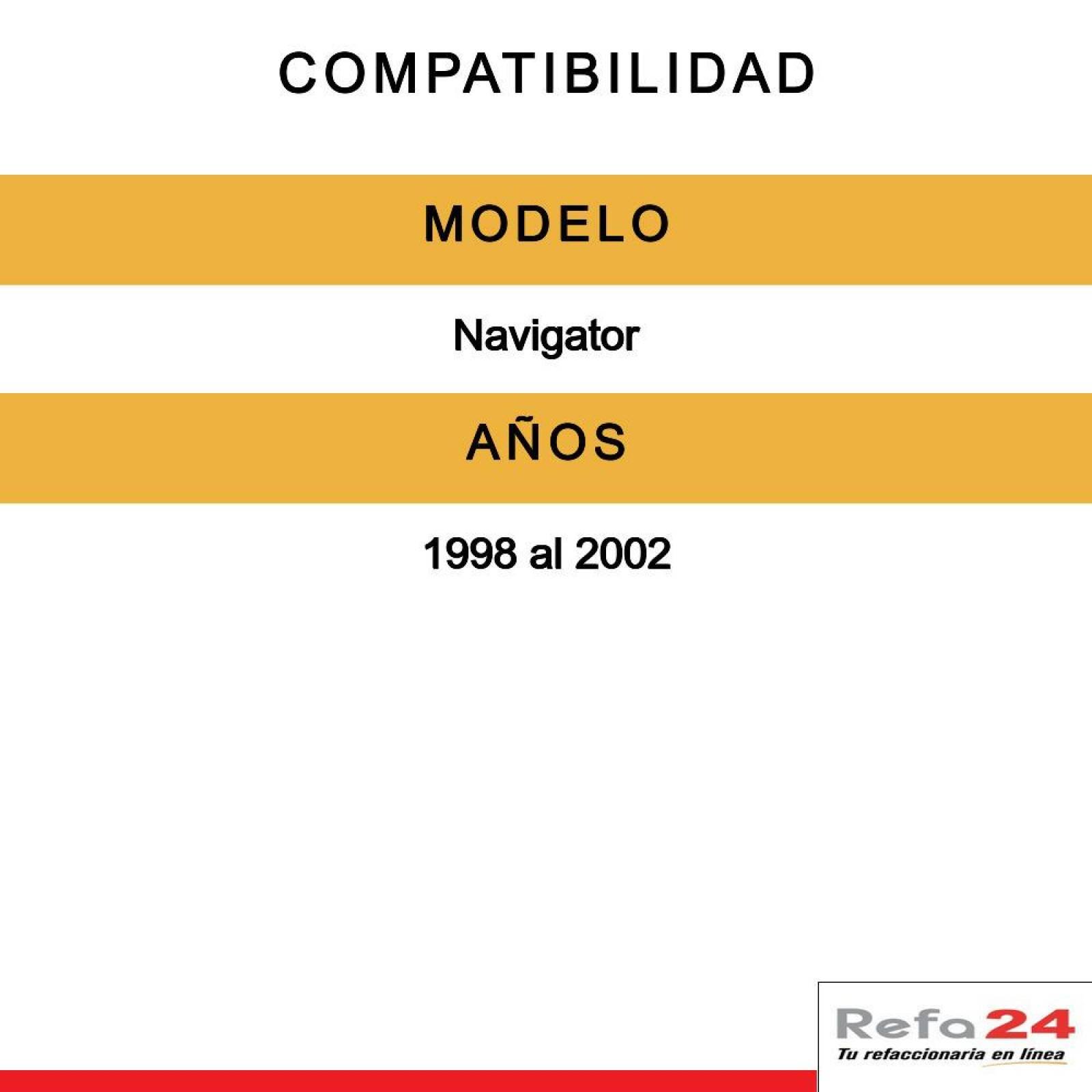 Faro Tyc - Compatible Con Lincoln Navigator 1998-2002 - Lado Izquierdo (Piloto) 