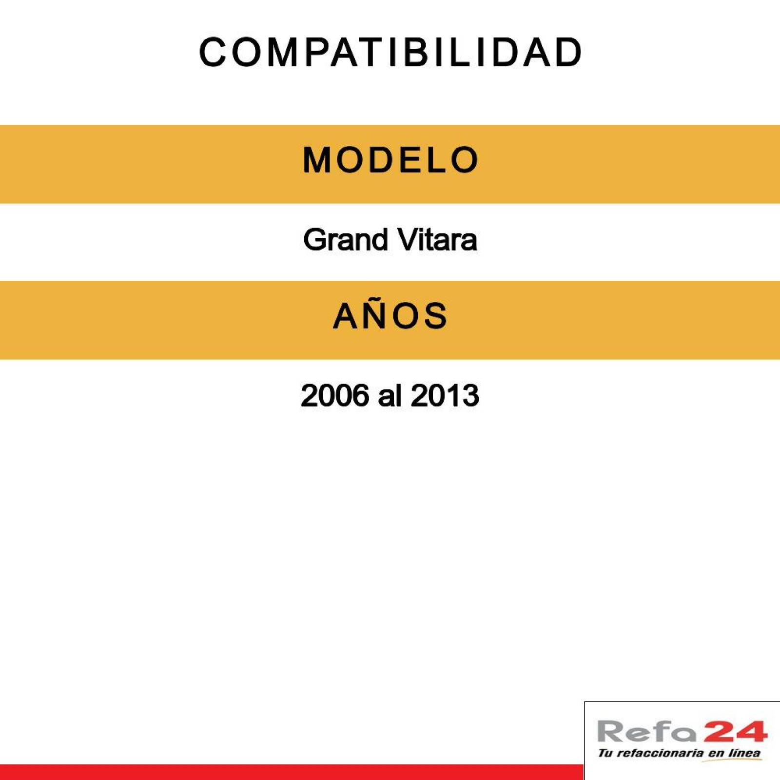 Soporte De Parrilla - Compatible Con Suzuki Grand Vitara 2006-2013 