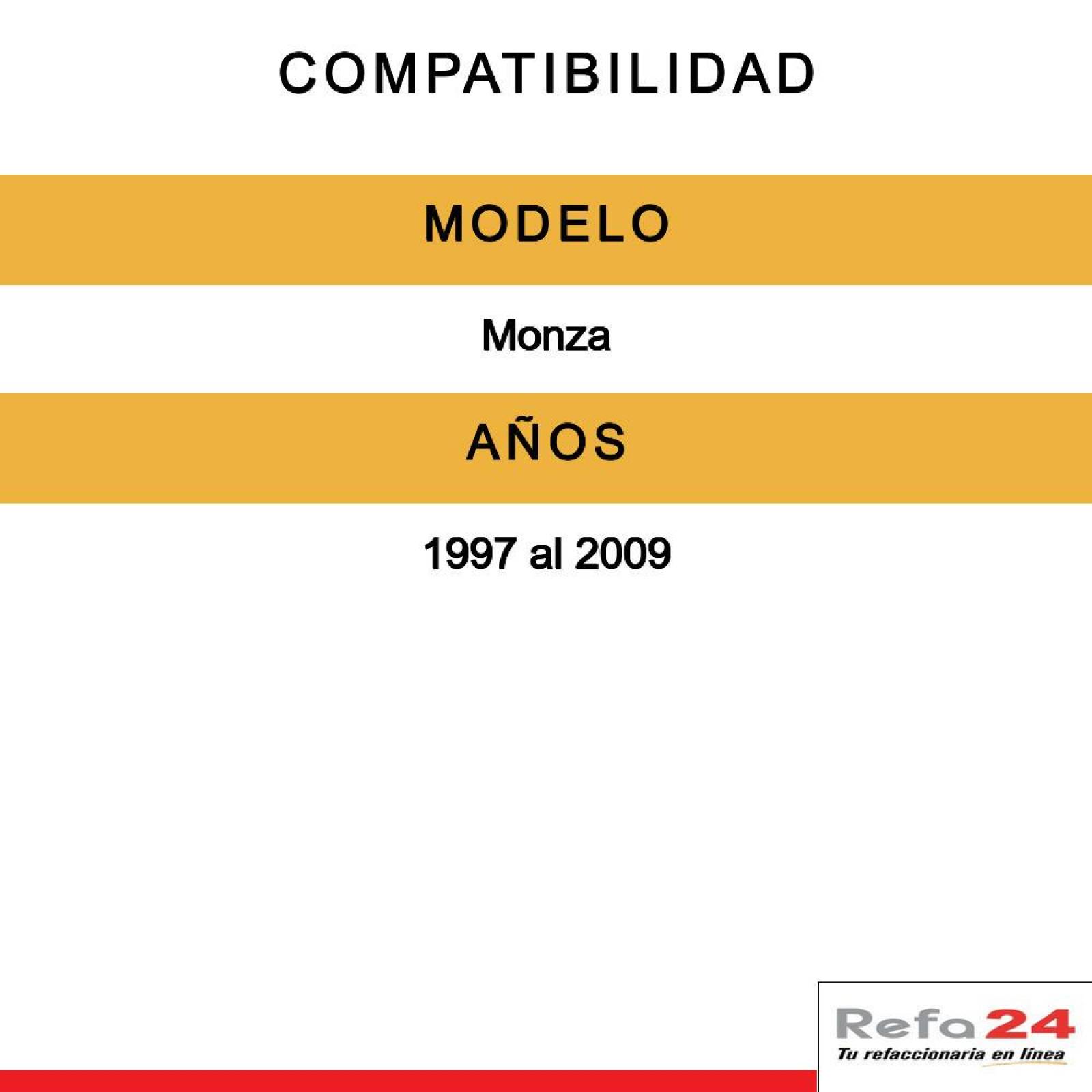 Manija Rang - Compatible Con Chevrolet Monza 1997-2009 