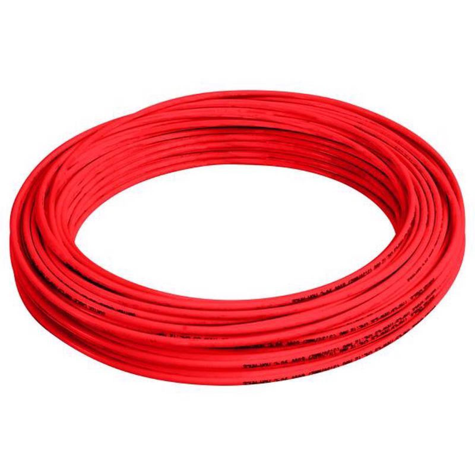 Cable eléctrico tipo THW-LS/THHW-LS Cal.14 100mt rojo - Codigo: 136923 - Marca: Surtek 