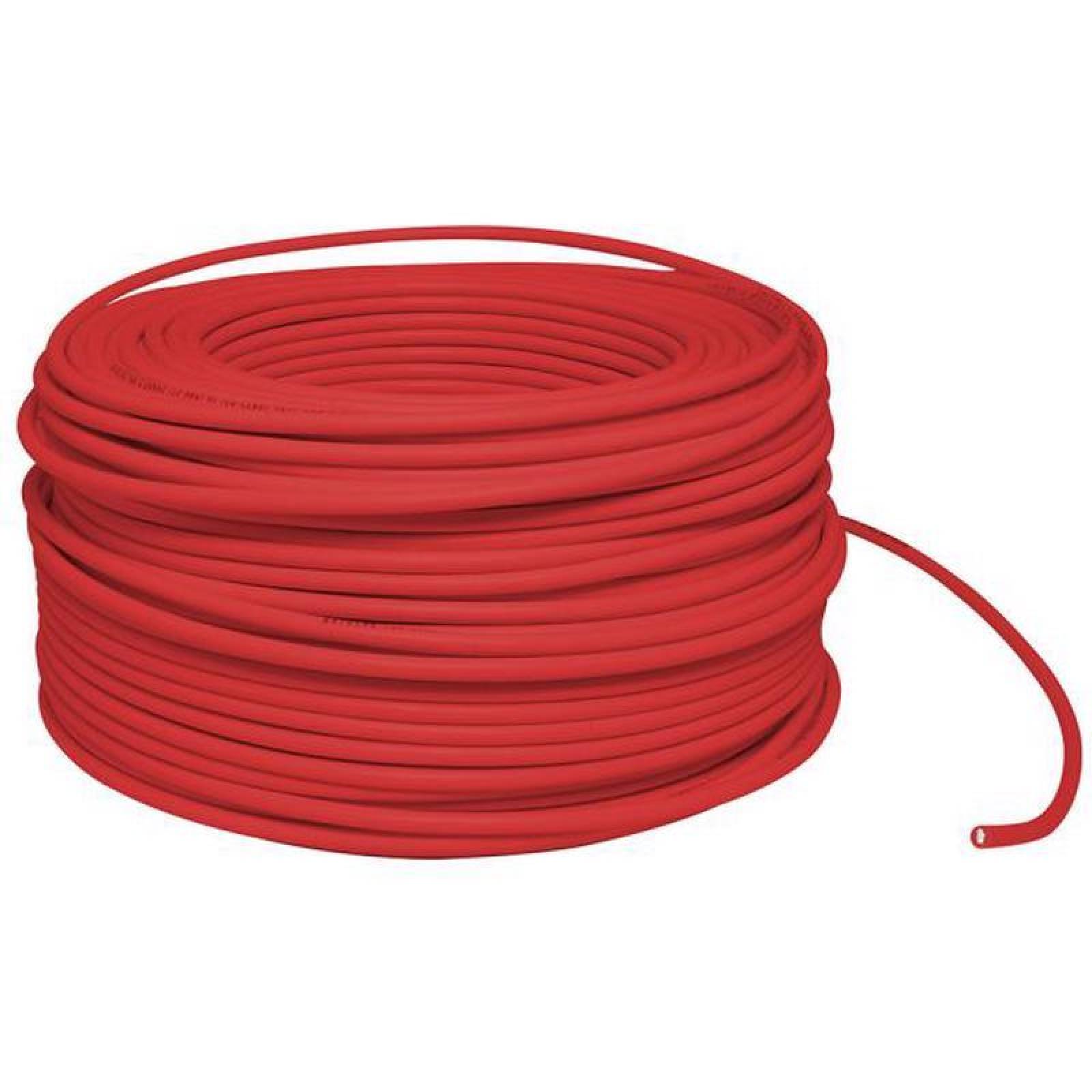 Cable THW calibre 14 100 M Rojo (Cobre - Aluminio) - Codigo: 136957