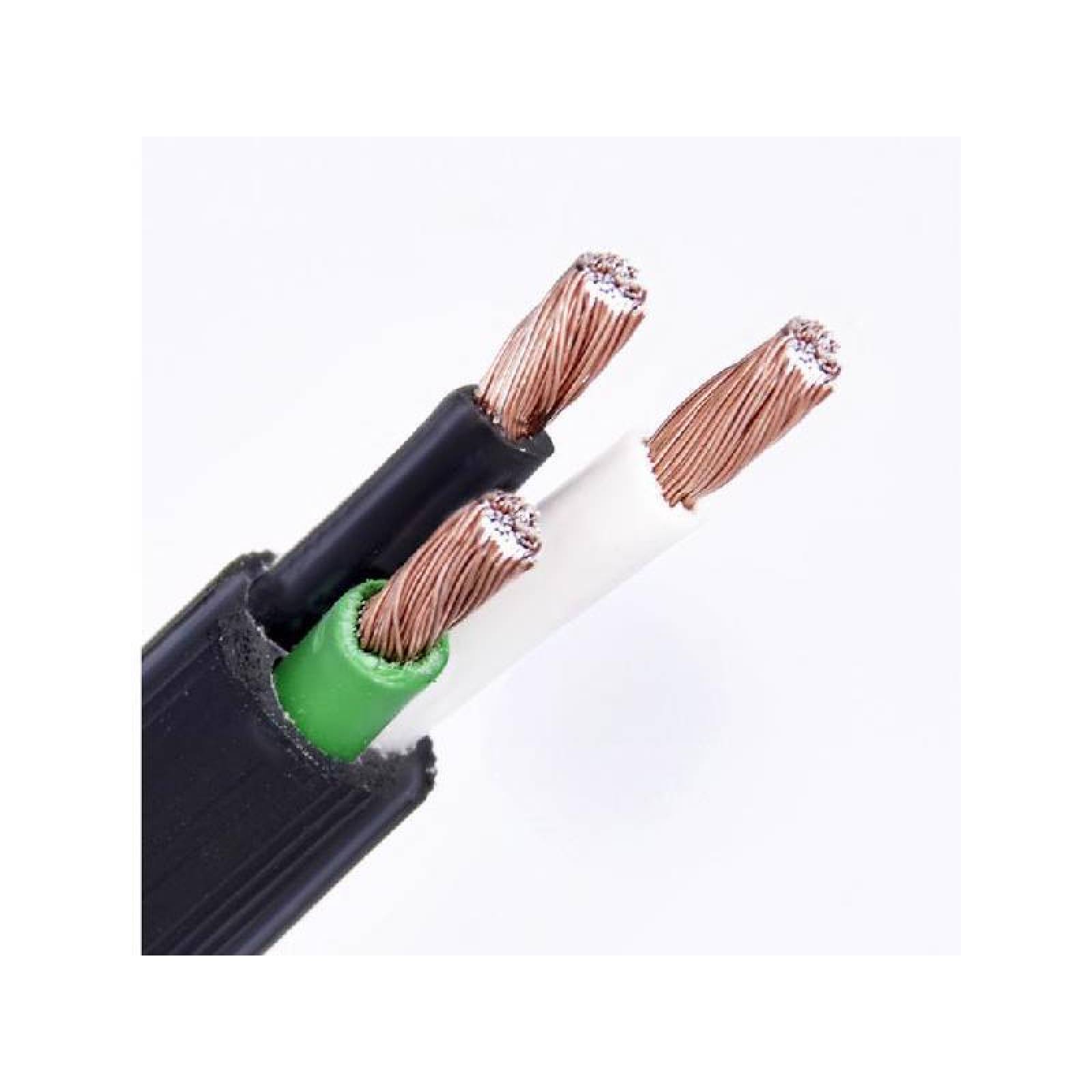 Cable eléctrico uso rudo CCA Cal. 3 x 10 100 mt - Codigo: 136969 - Marca: Surtek 