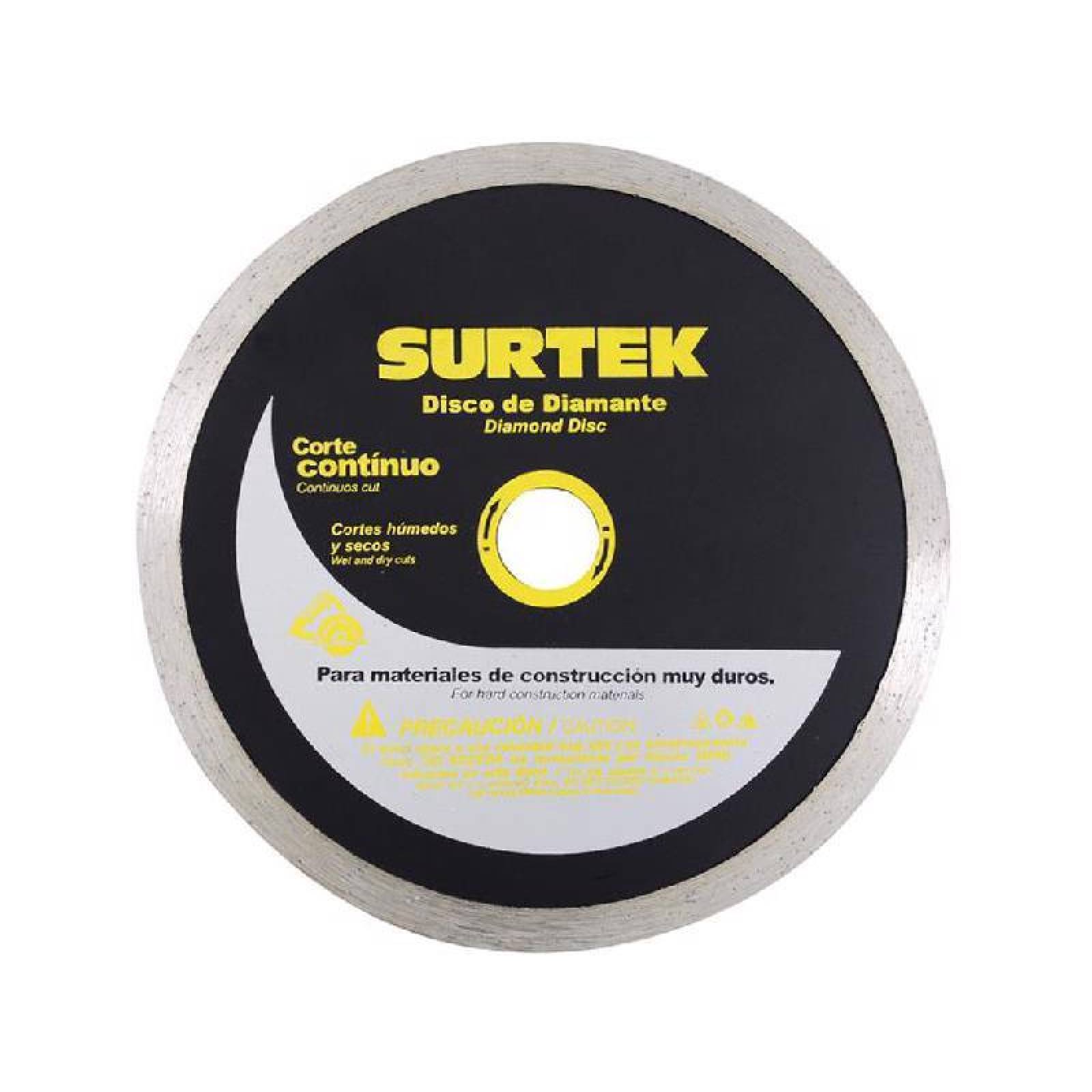 Disco de diamante corte continuo 7in - Codigo: 123466 - Marca: Surtek 