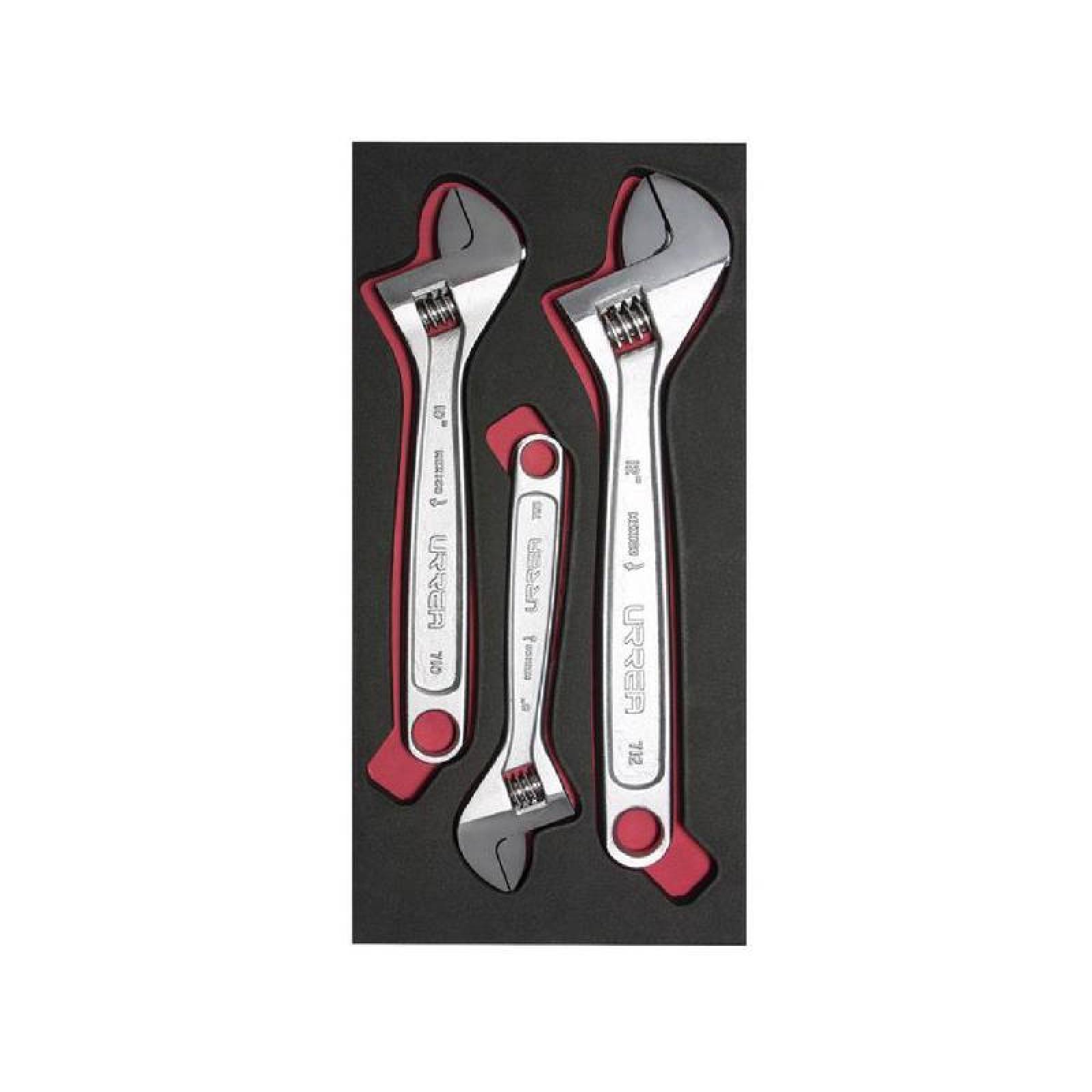 Juego de 3 llaves ajustables CH111 - Codigo: CH111 - Marca: Urrea 