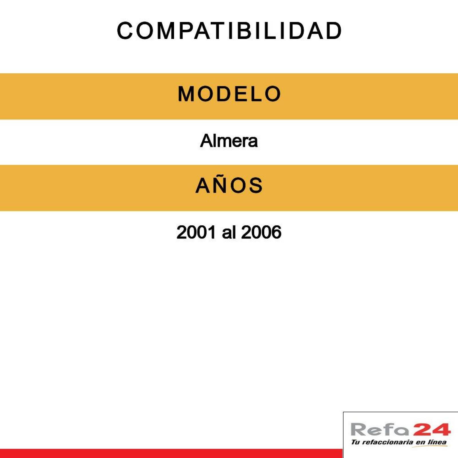 Amortiguador De Suspensión Sachs - Compatible Con Nissan Almera 2001-2006 