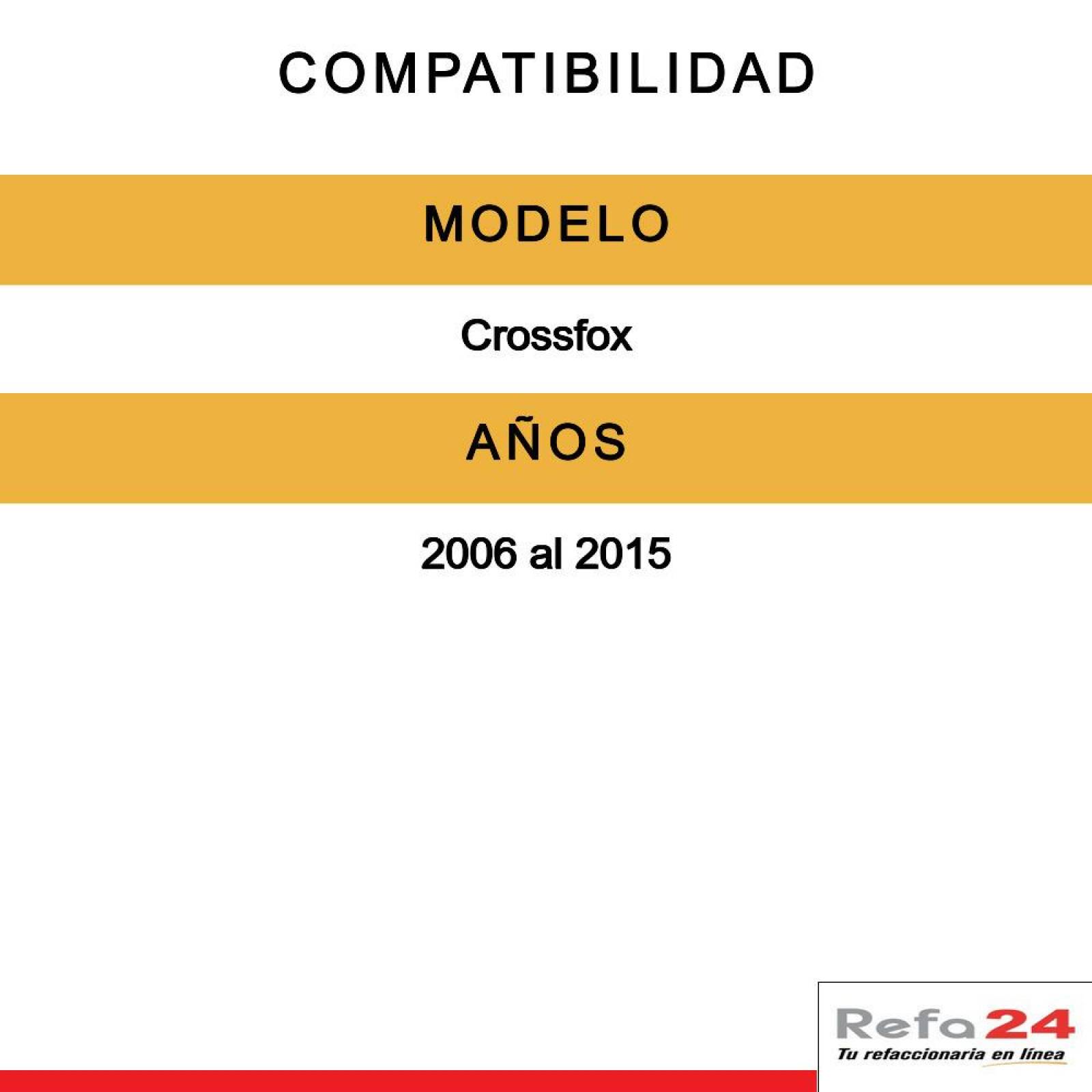 Amortiguador De Suspensión Sachs - Compatible Con Volkswagen Crossfox 2006-2015 