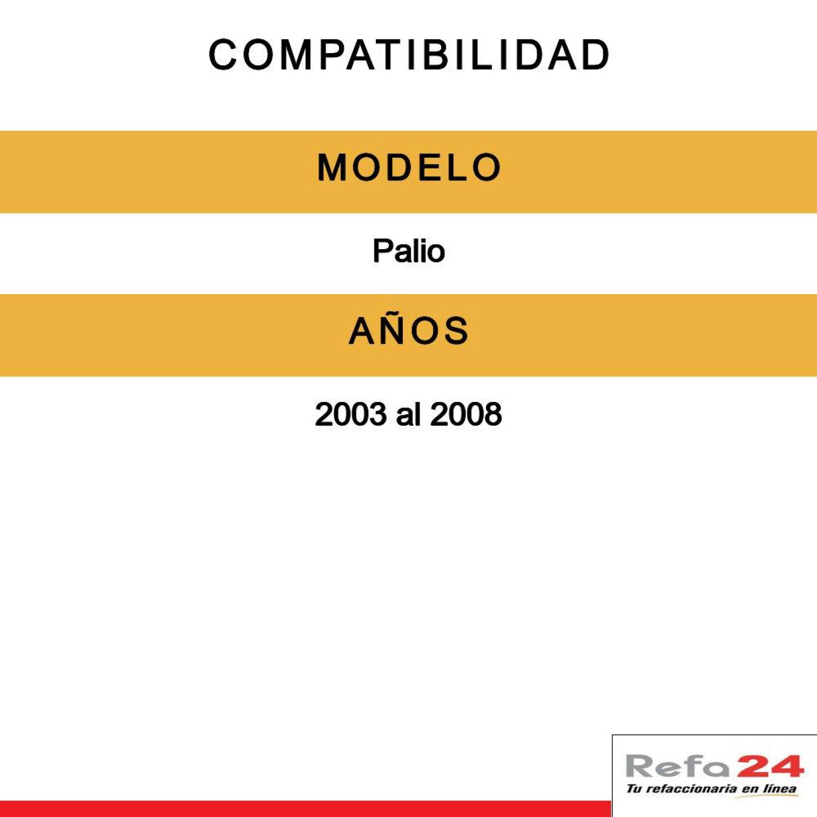 Par De Amortiguadores - Fiat Palio 2003-2008 