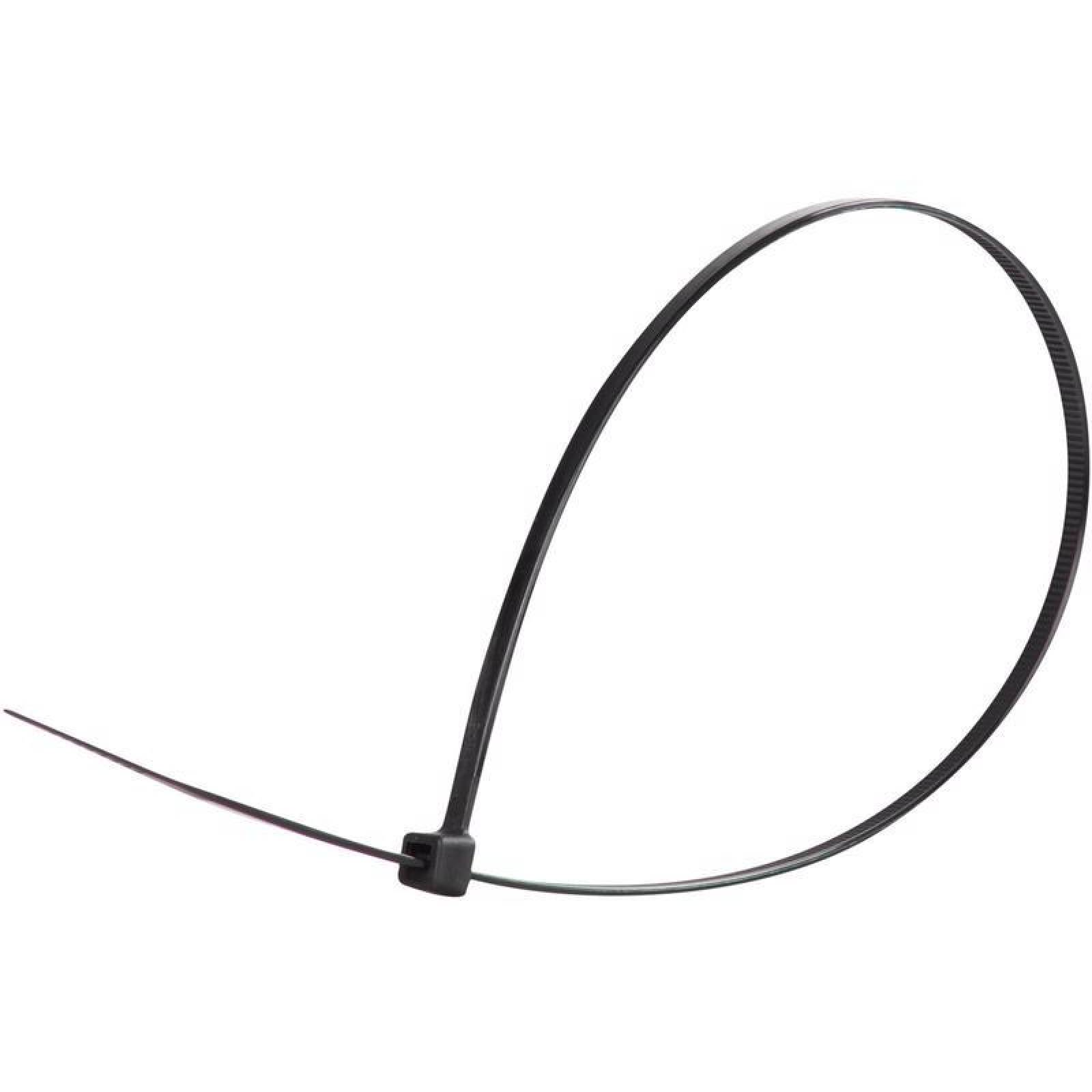 Cinchos De Plástico 2.5x190 Mm, 100 Pzas, Negro 