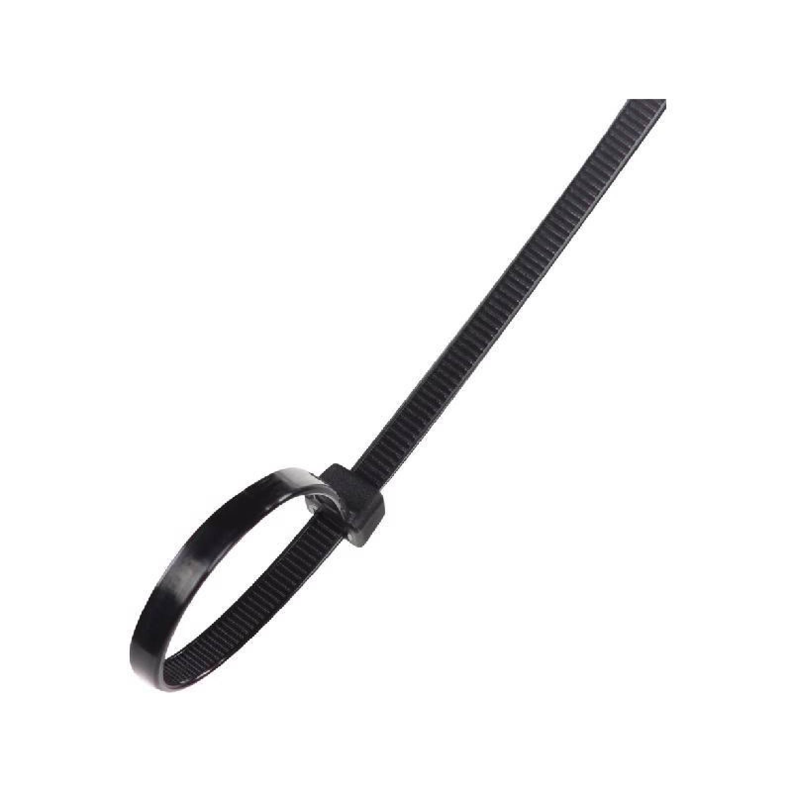 Cinchos De Plástico 2.5x190 Mm, 100 Pzas, Negro 