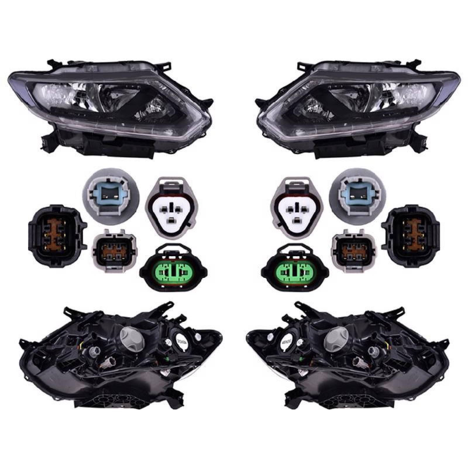 Coppia Faro Anteriore Rondella Jet Ugelli Kit For Nissan Xtrail X-Trail T31 - Foto 12