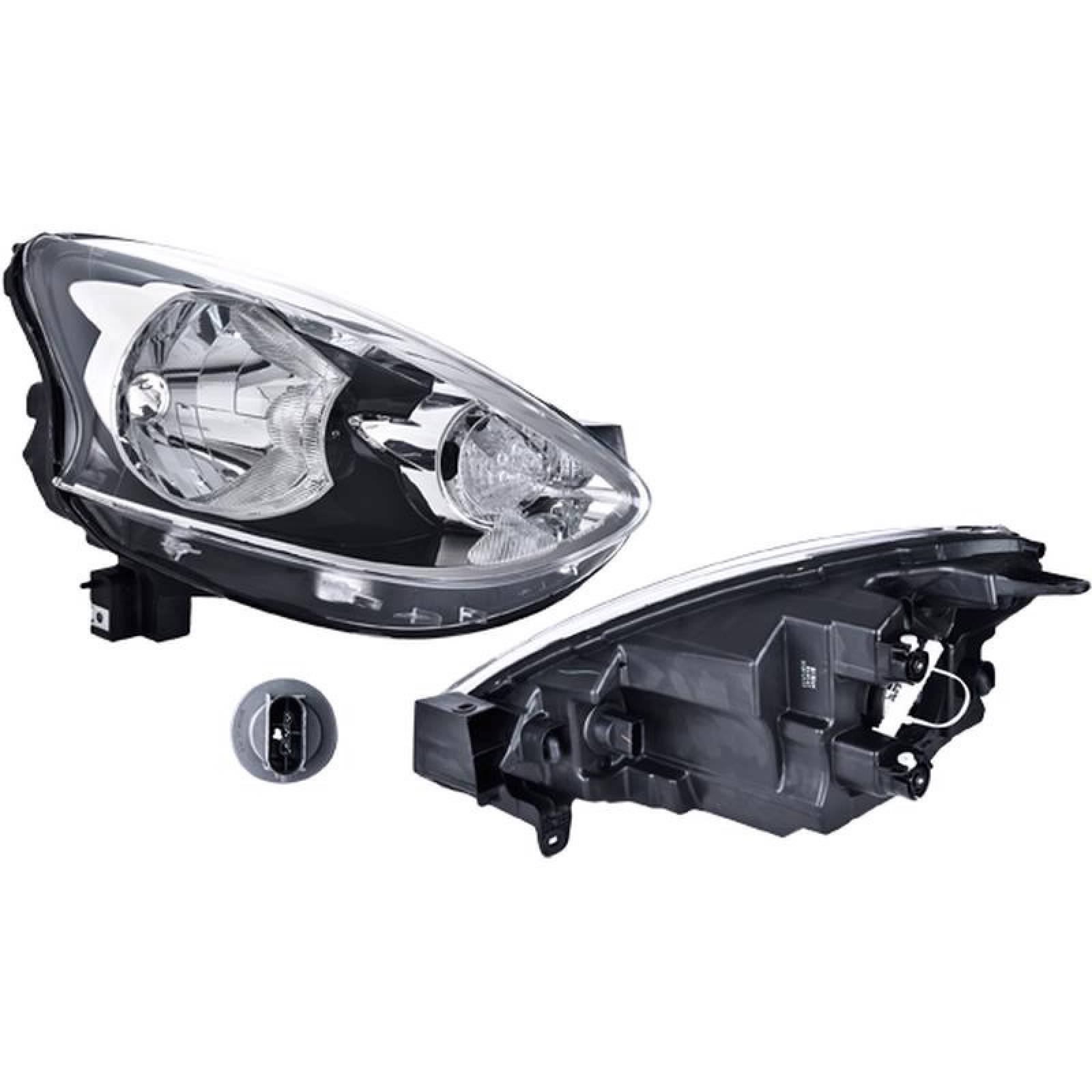 Faros compatible con Nissan March 2014-2018 - 2 Piezas 