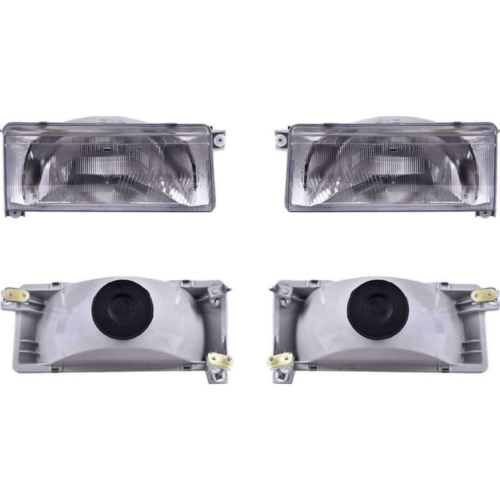 Faros compatible con Nissan Tsuru 1989-1991 - Plástico - 2 Piezas 