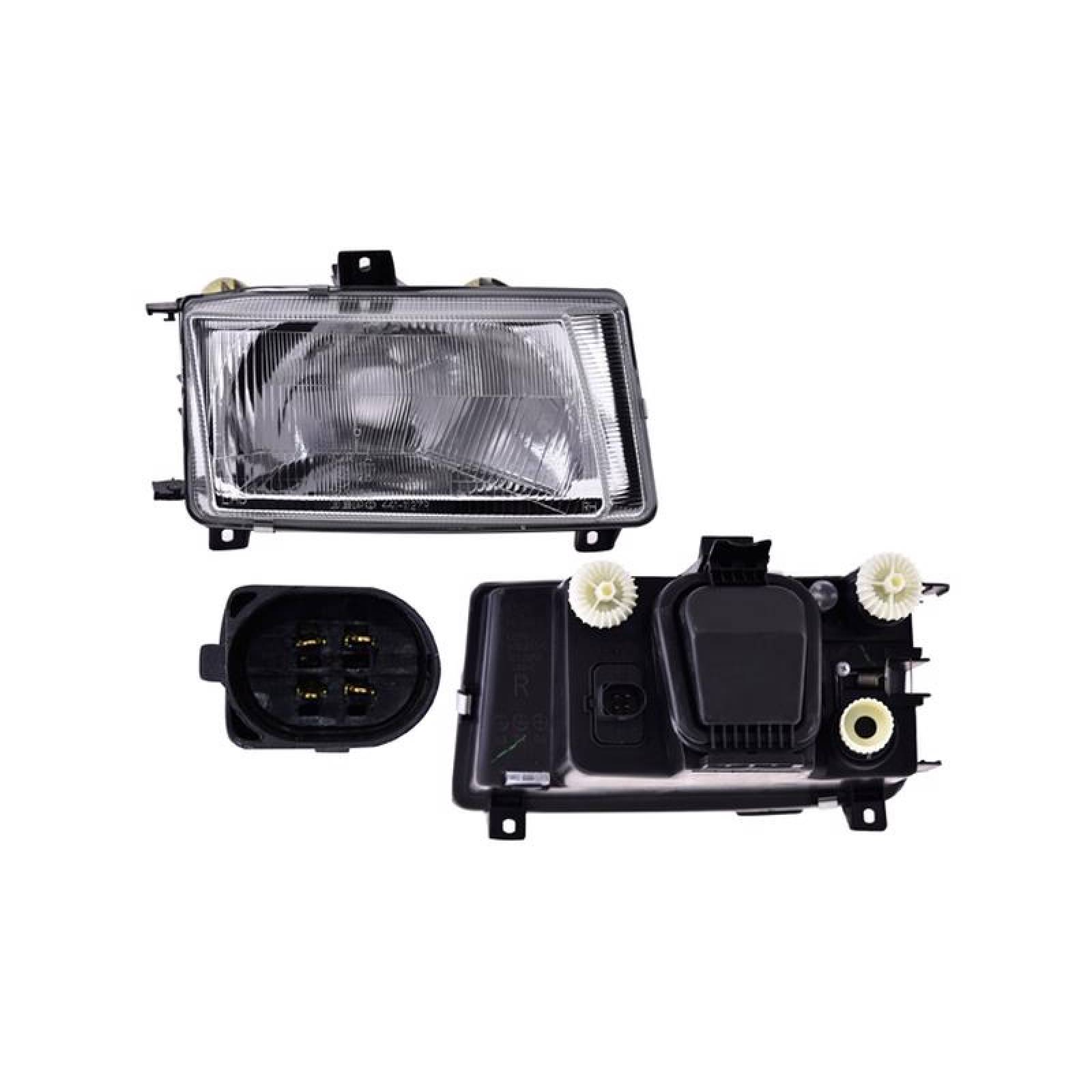 Faros compatible con Volkswagen Derby 1998-2001 - Para Foco De Halógeno - 2 Piezas 