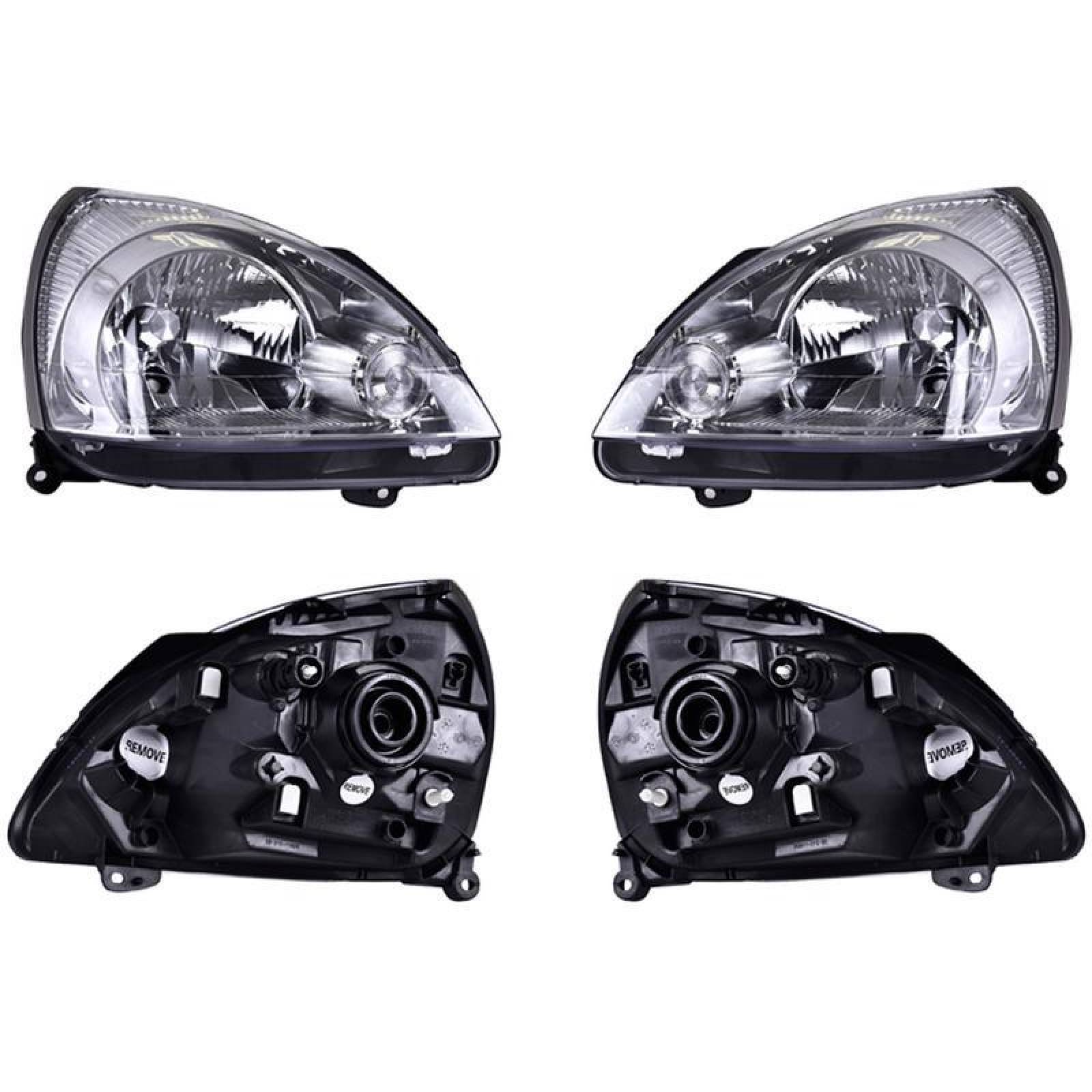 Faros compatible con Nissan Platina 2002-2010 - Para Foco De Halógeno - 2 Piezas 
