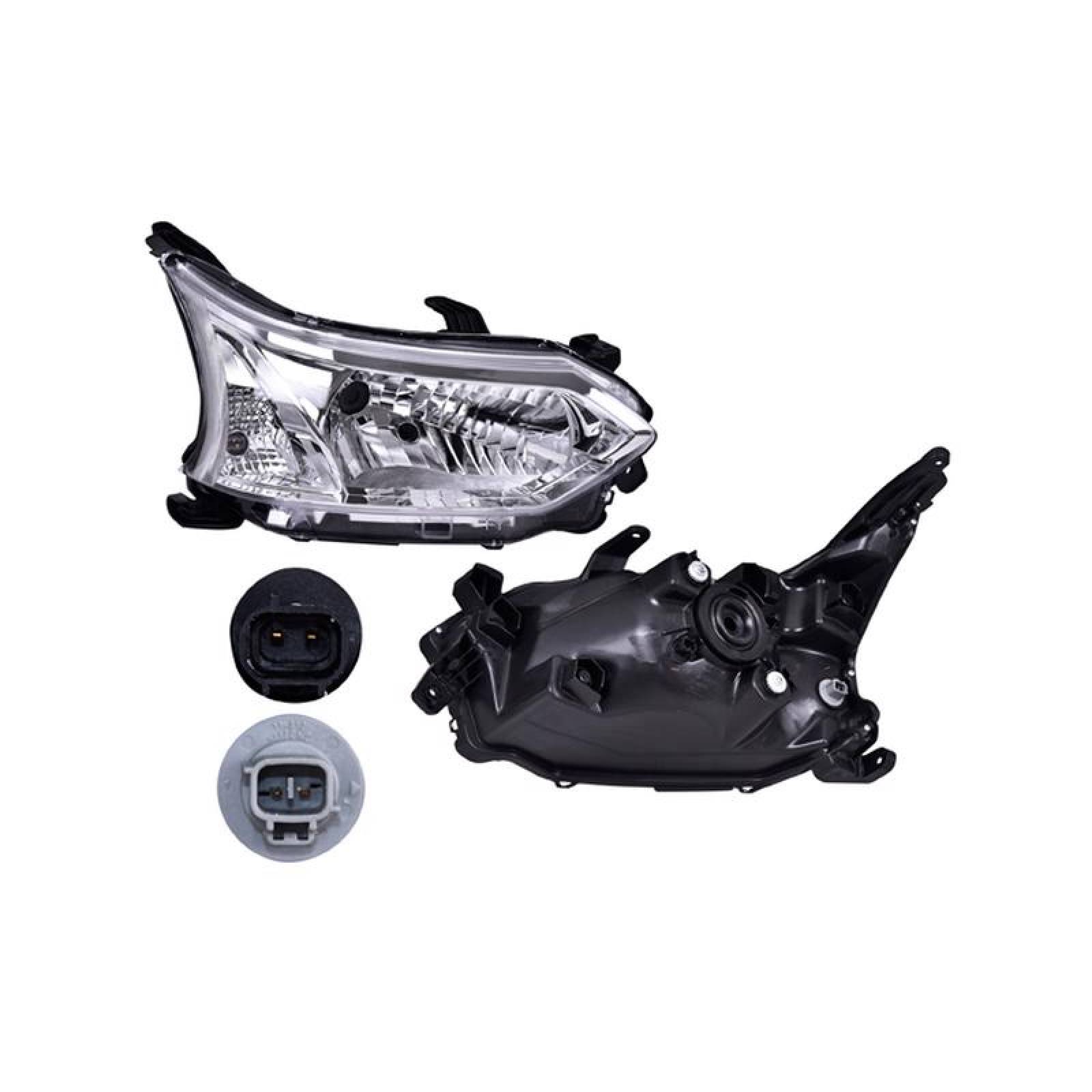 Faros compatible con Toyota Avanza 2016-2018 - Para Foco De Halógeno - 2 Piezas 