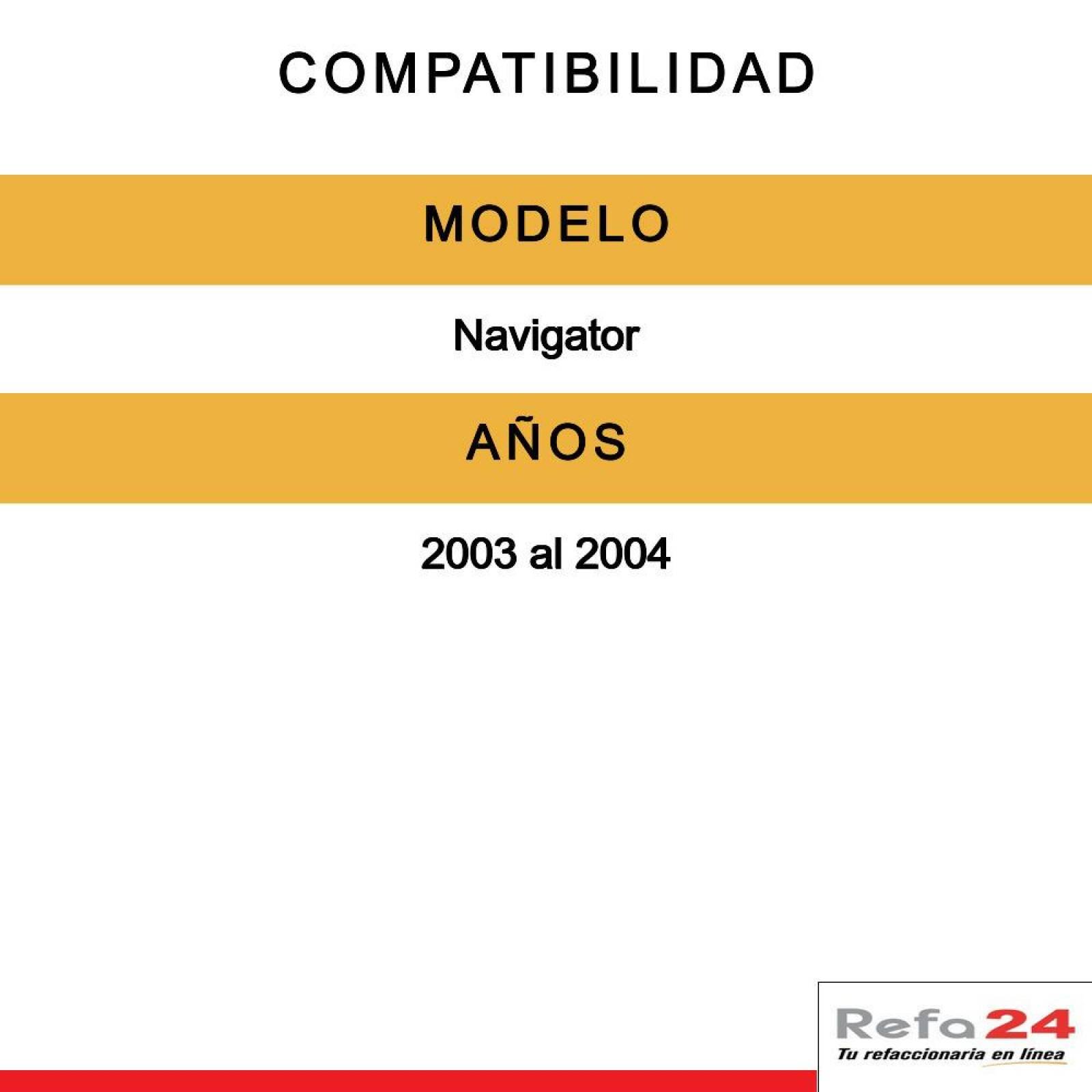 Faro De Niebla - Tyc - Compatible Con Lincoln Navigator 2003-2004 - Con Base Si, Incluye Focos Si, L 