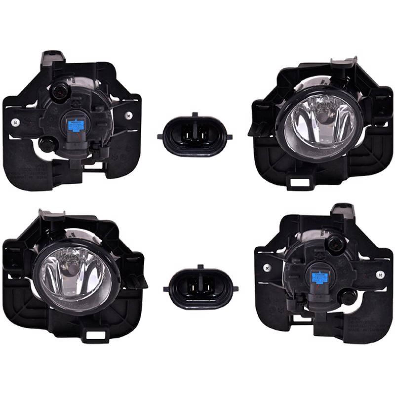 Faros De Niebla compatible con Nissan Altima 2007-2012 - 4 Puertas - 2 Piezas 
