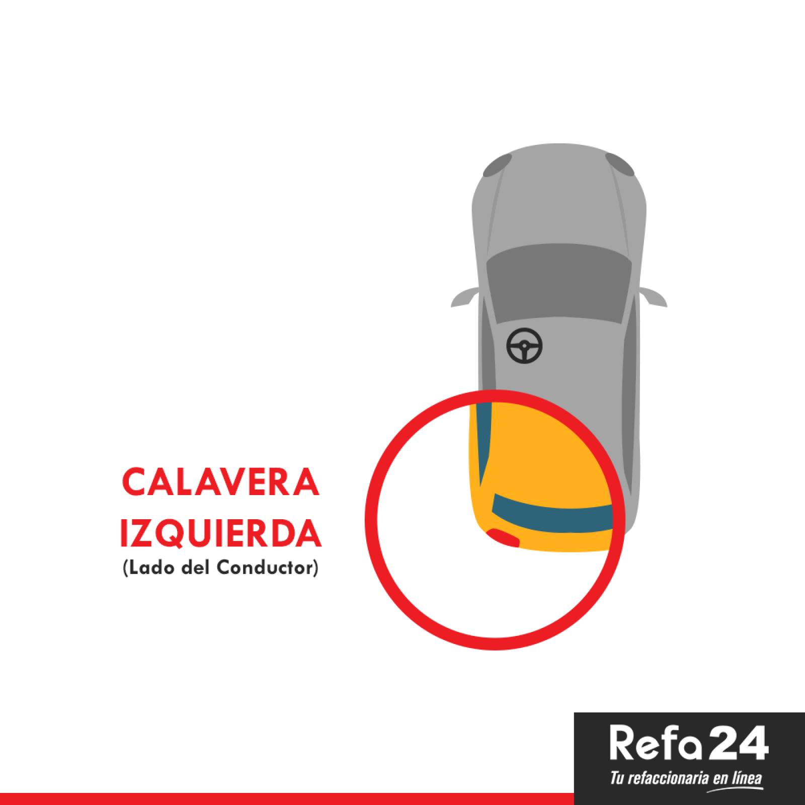 Calavera Blazer 1993 Filo Cromado S/Arnes - Tyc - Izq 