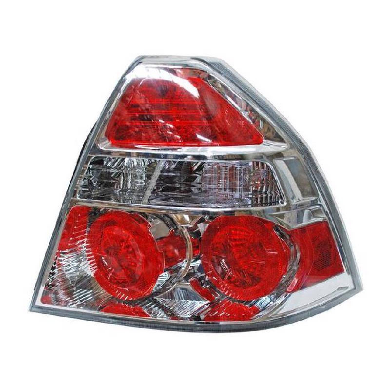 Calavera Aveo 2010 Cromada/Roja C/Arnes - Tyc - der