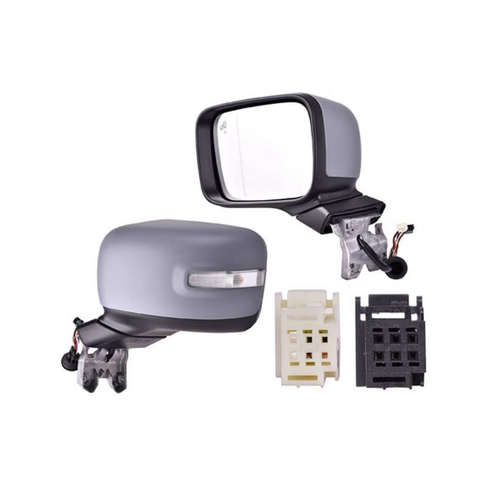 Espejo - JP RENEGADE 2016-2019 Izq, P/Pintar, Elec Abatible 