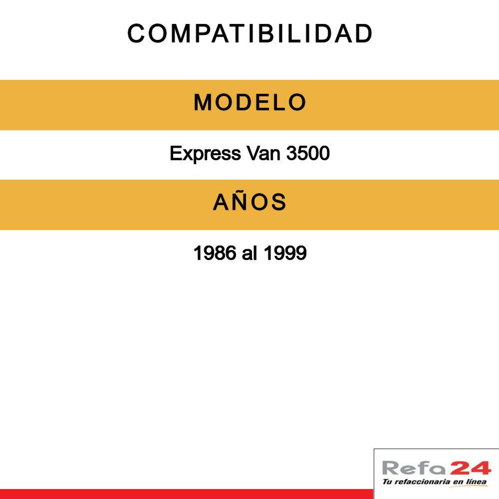 Par De Amortiguadores - Chevrolet Express Van 3500 1986-1999