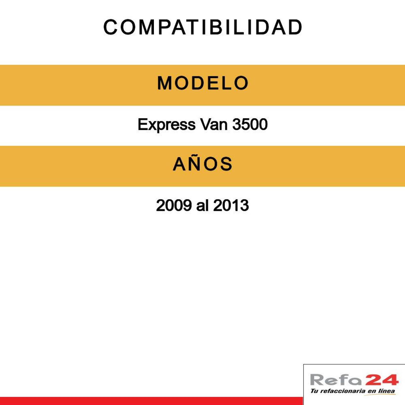 Par De Amortiguadores - Chevrolet Express Van 3500 2009-2013