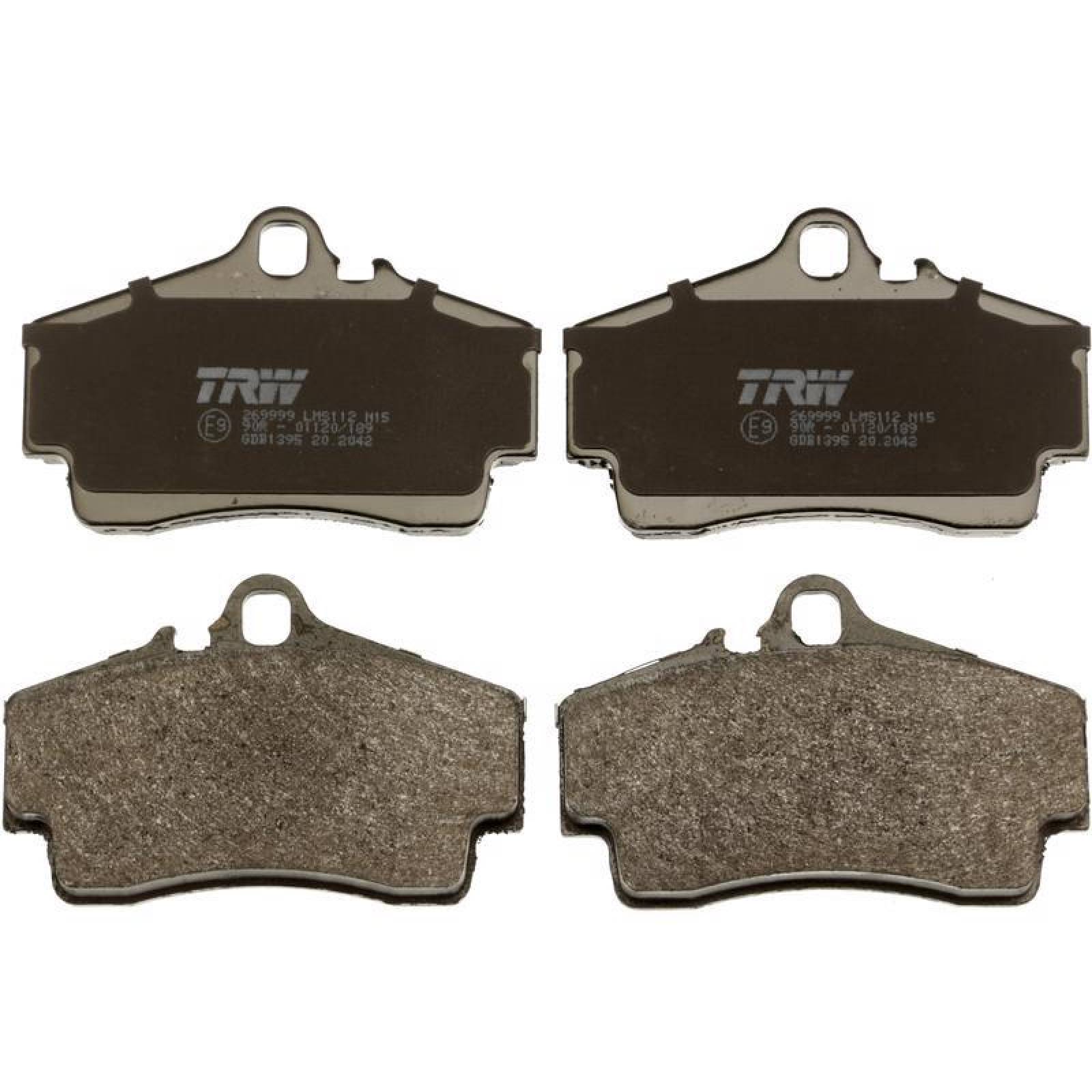 Juego De Balatas Porsche Boxster, 2010-2012 Tras Orgánica