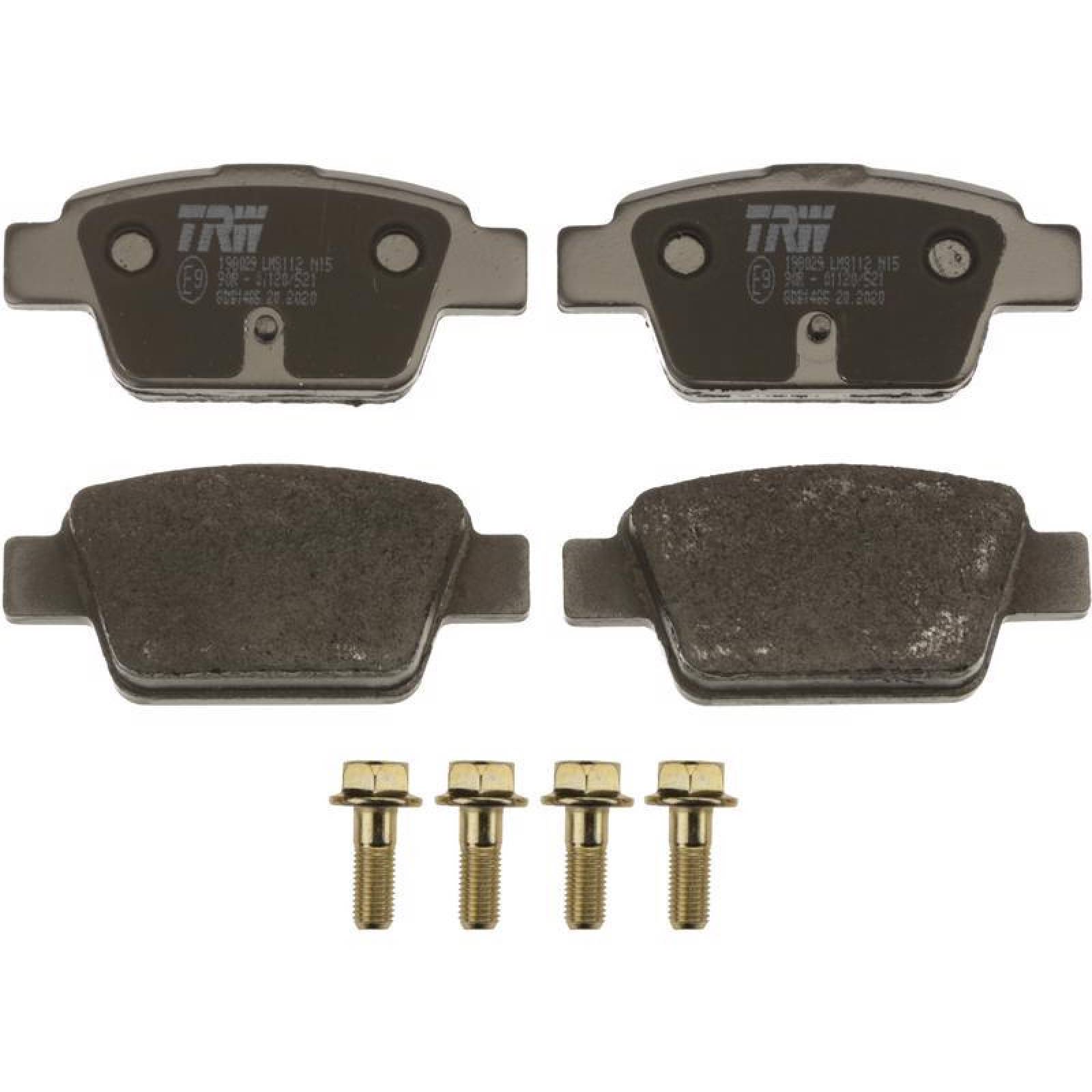 Juego De Balatas Fiat Stilo, 2006-2007 Tras Orgánica 