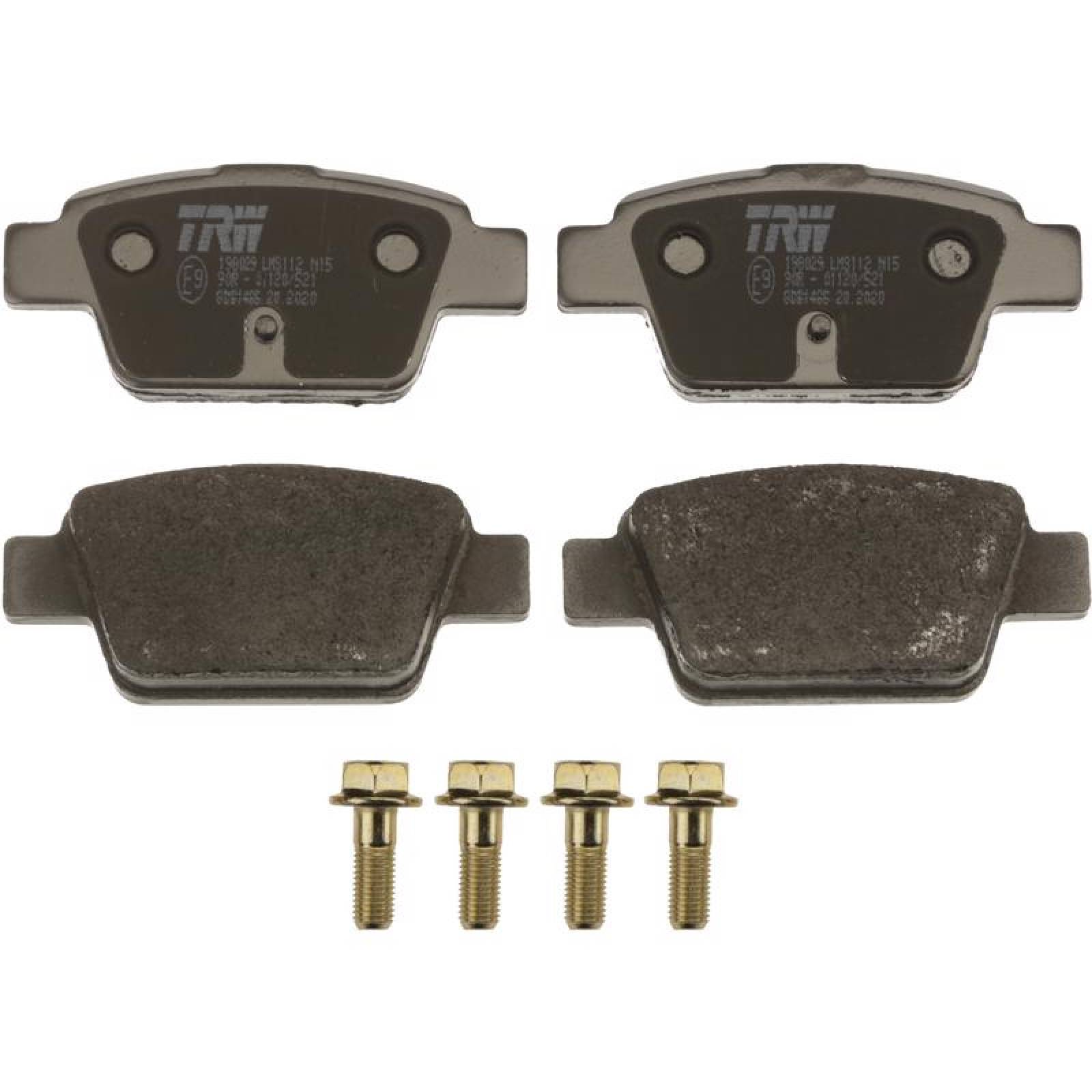 Juego De Balatas Fiat Stilo, 2006-2007 Tras Orgánica 