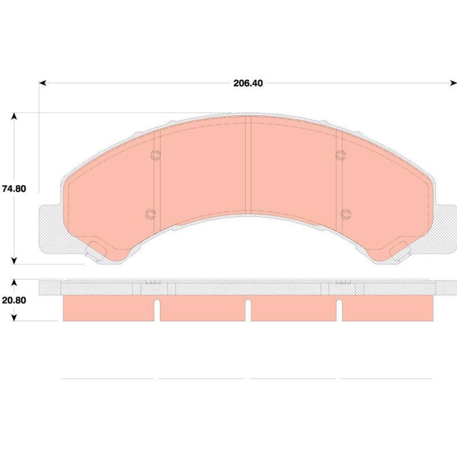 Juego De Balatas Isuzu Elf 300, 2008-2018 Del Cerámica 