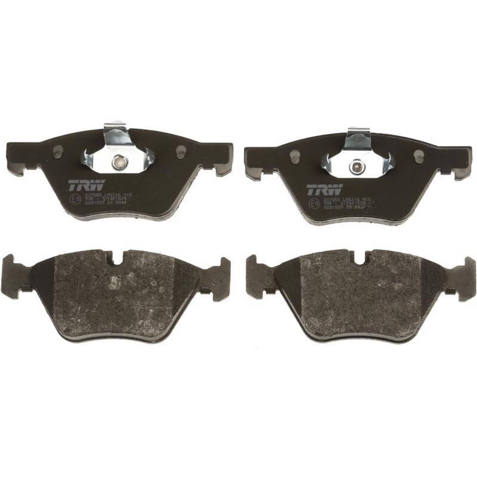 Juego De Balatas Bmw 323i, 2006-2011 Del Orgánica 