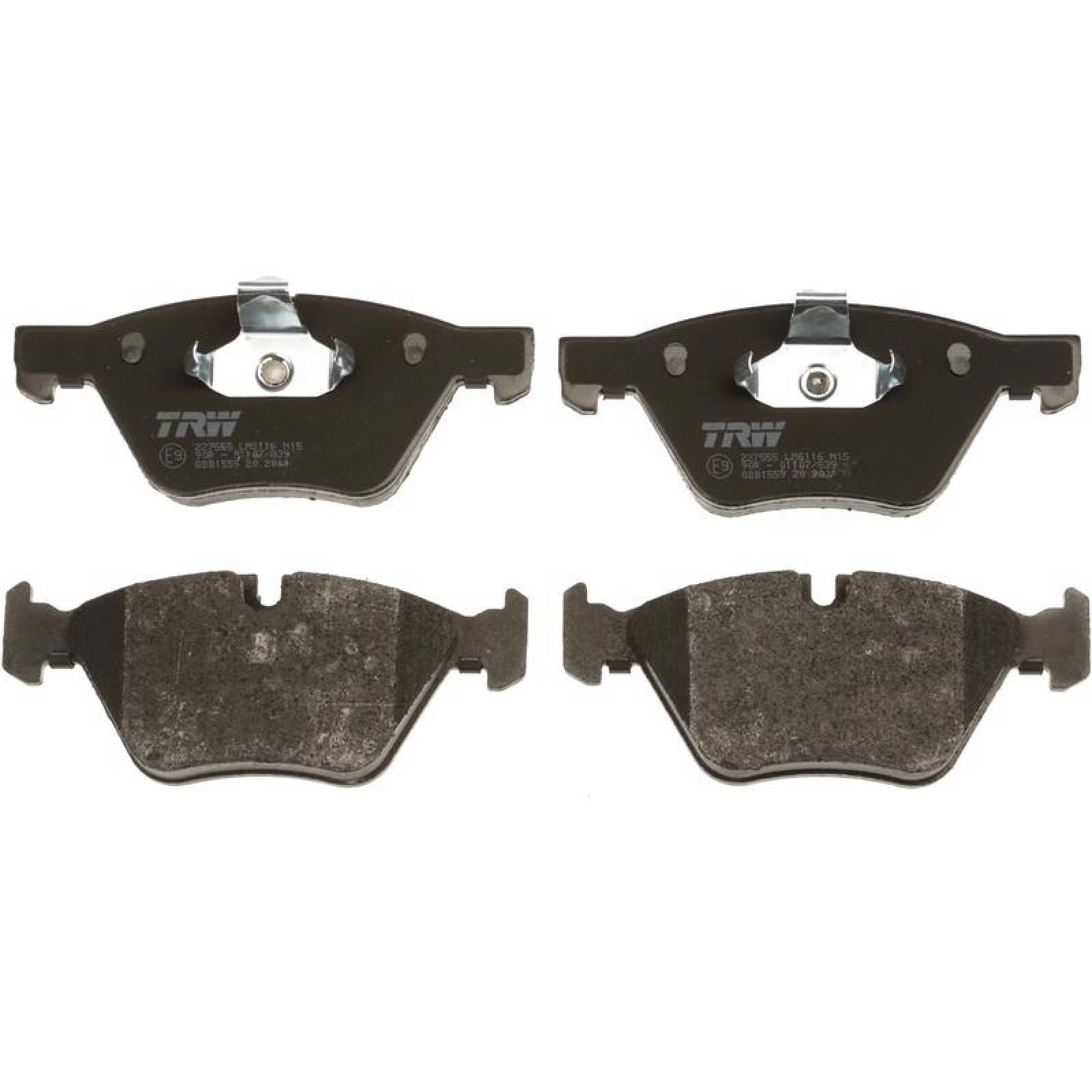 Juego De Balatas Bmw 323i, 2006-2011 Del Orgánica 