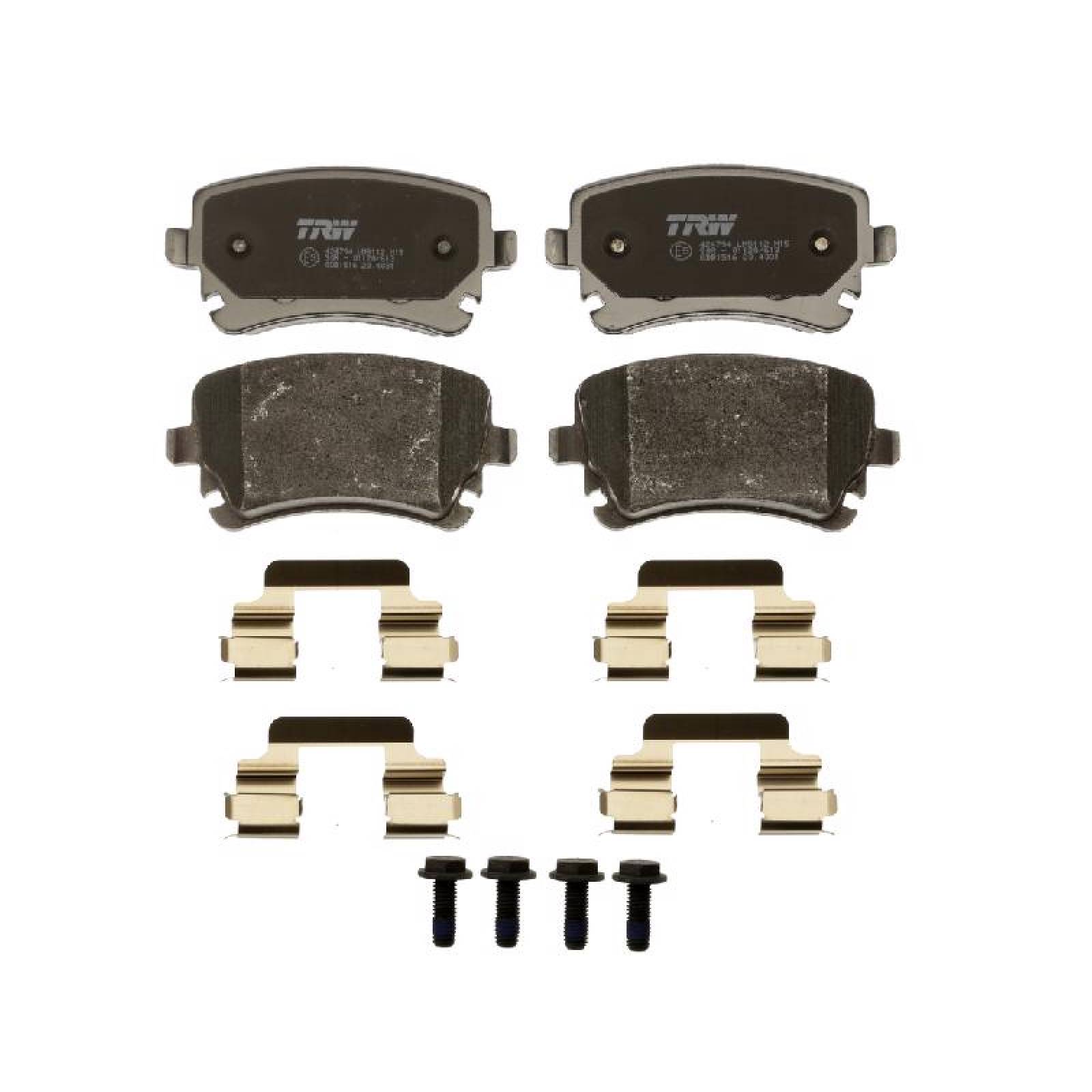 Juego De Balatas Vw Transporter, 2010-2018 Tras Orgánica