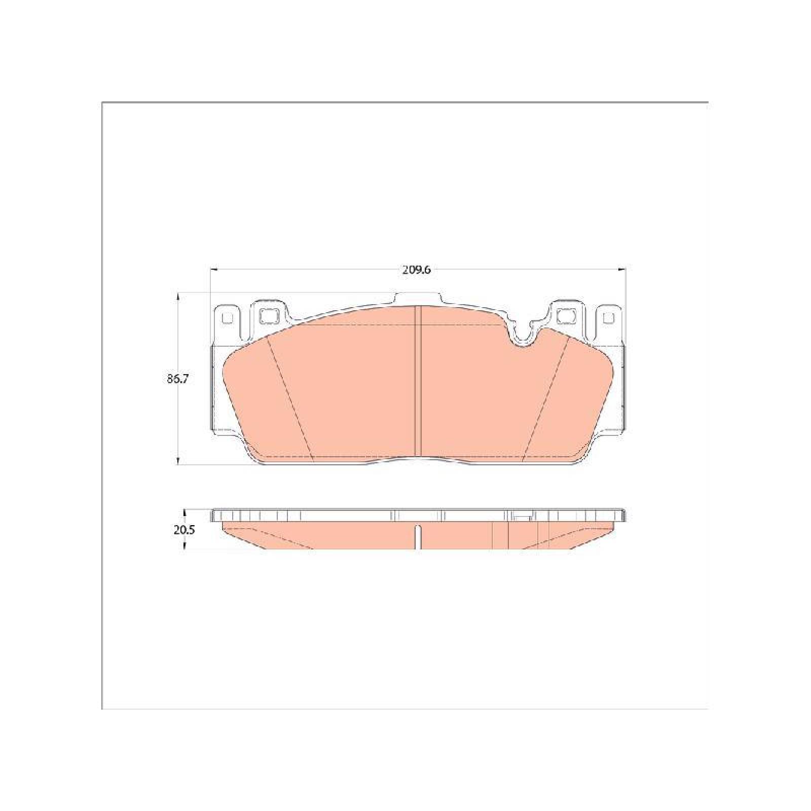 Juego De Balatas Bmw M5, 2013-2016 Del Orgánica 
