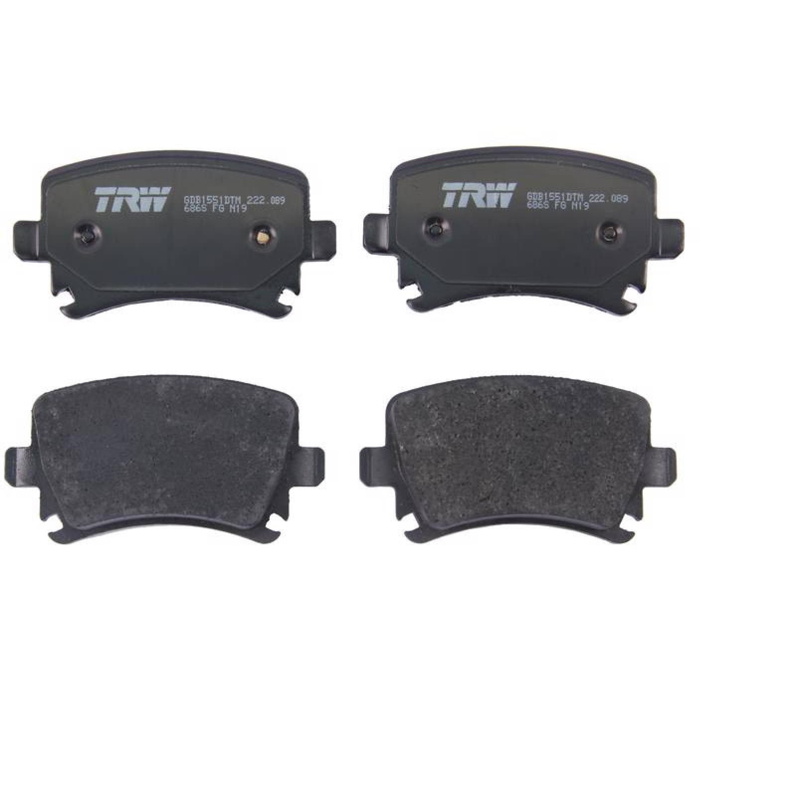 Juego De Balatas Audi A6, 2006-2010 Tras Cerámica 