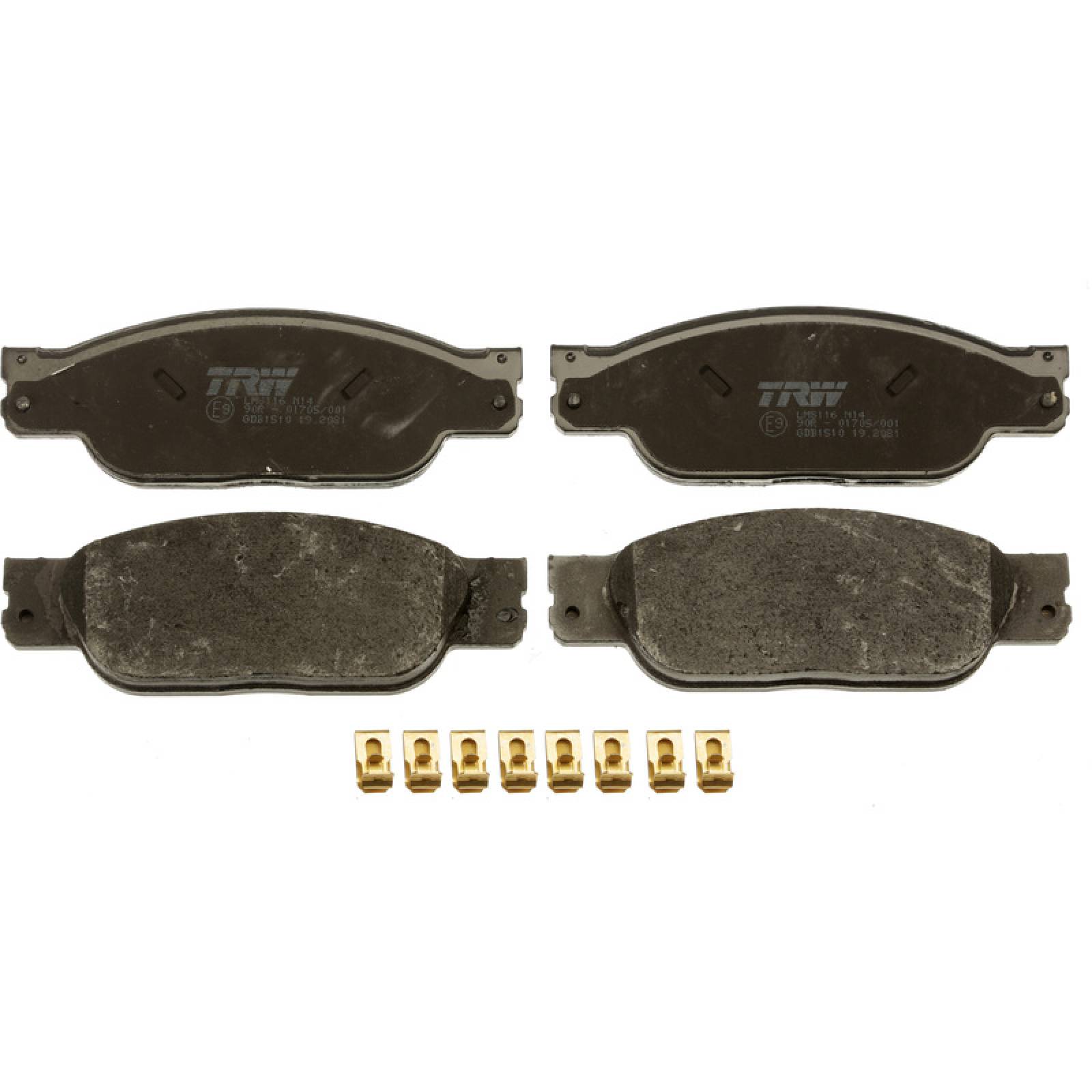 Juego De Balatas Jaguar S-Type, 2003-2004 Del Orgánica 