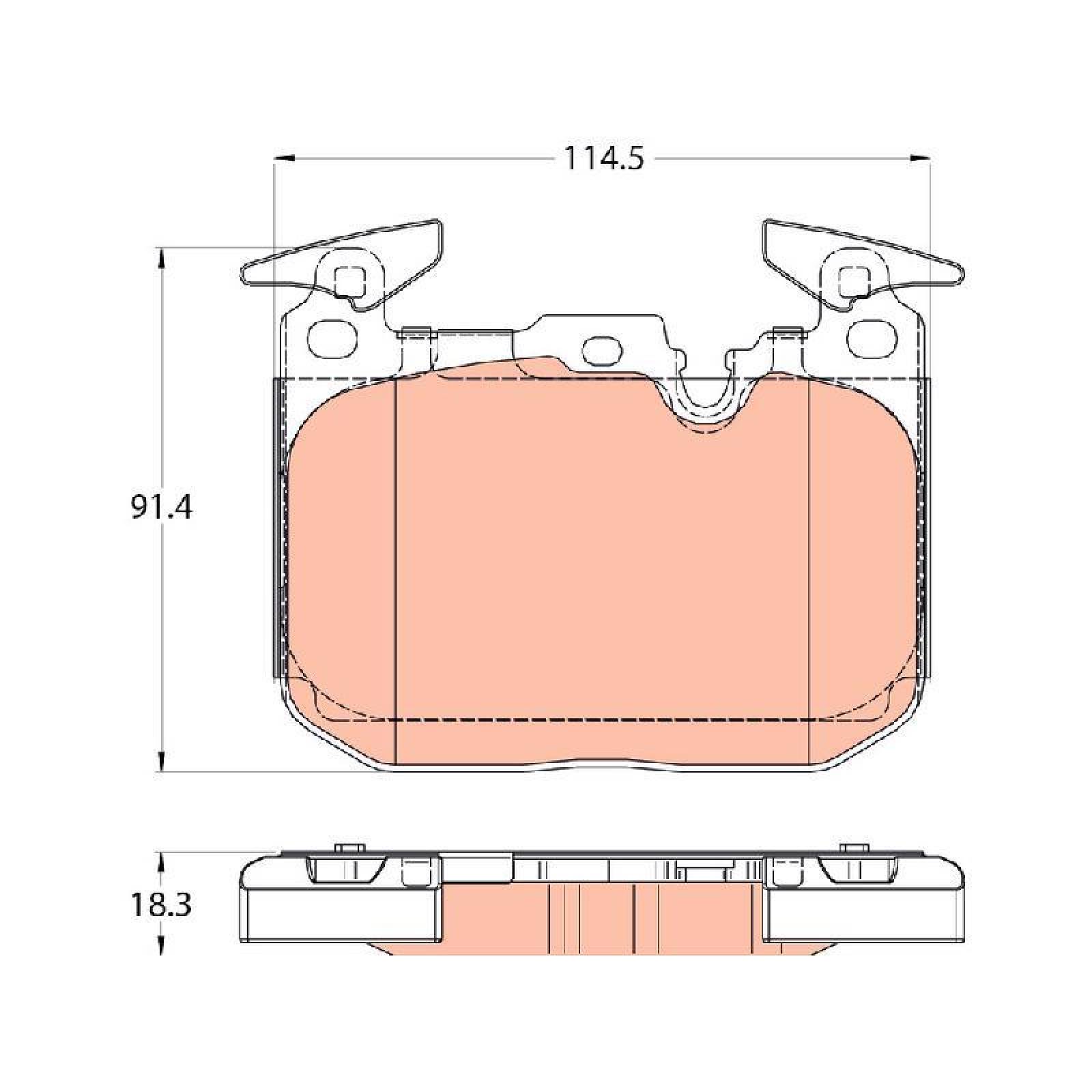 Balatas Bmw 335i Gt Xdrive, 2014-2015 Del Orgánica 